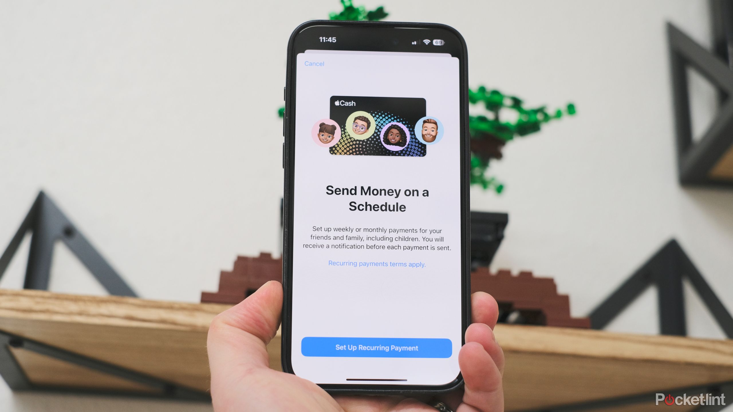 Apple Cash recurring payments
