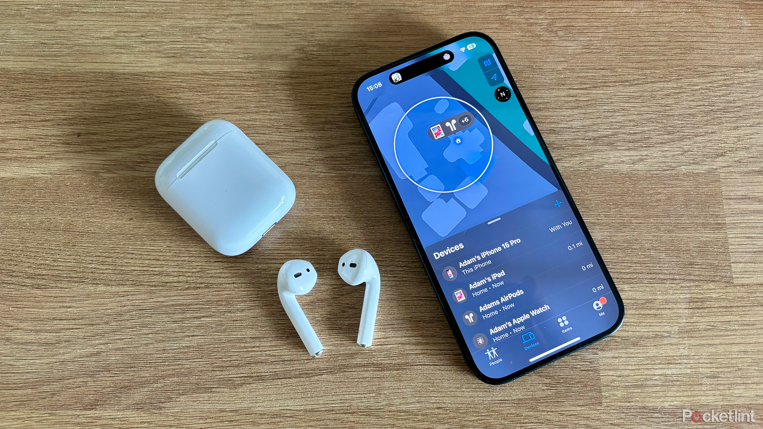 Find my Airpods on iPhone 15 Pro