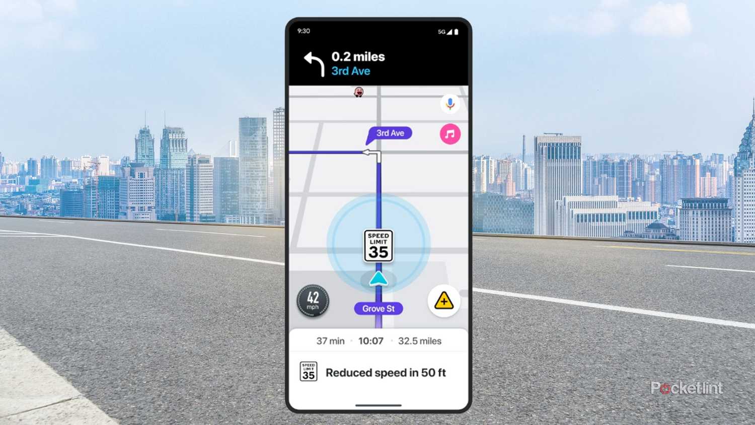speed limit changes waze navigation feature