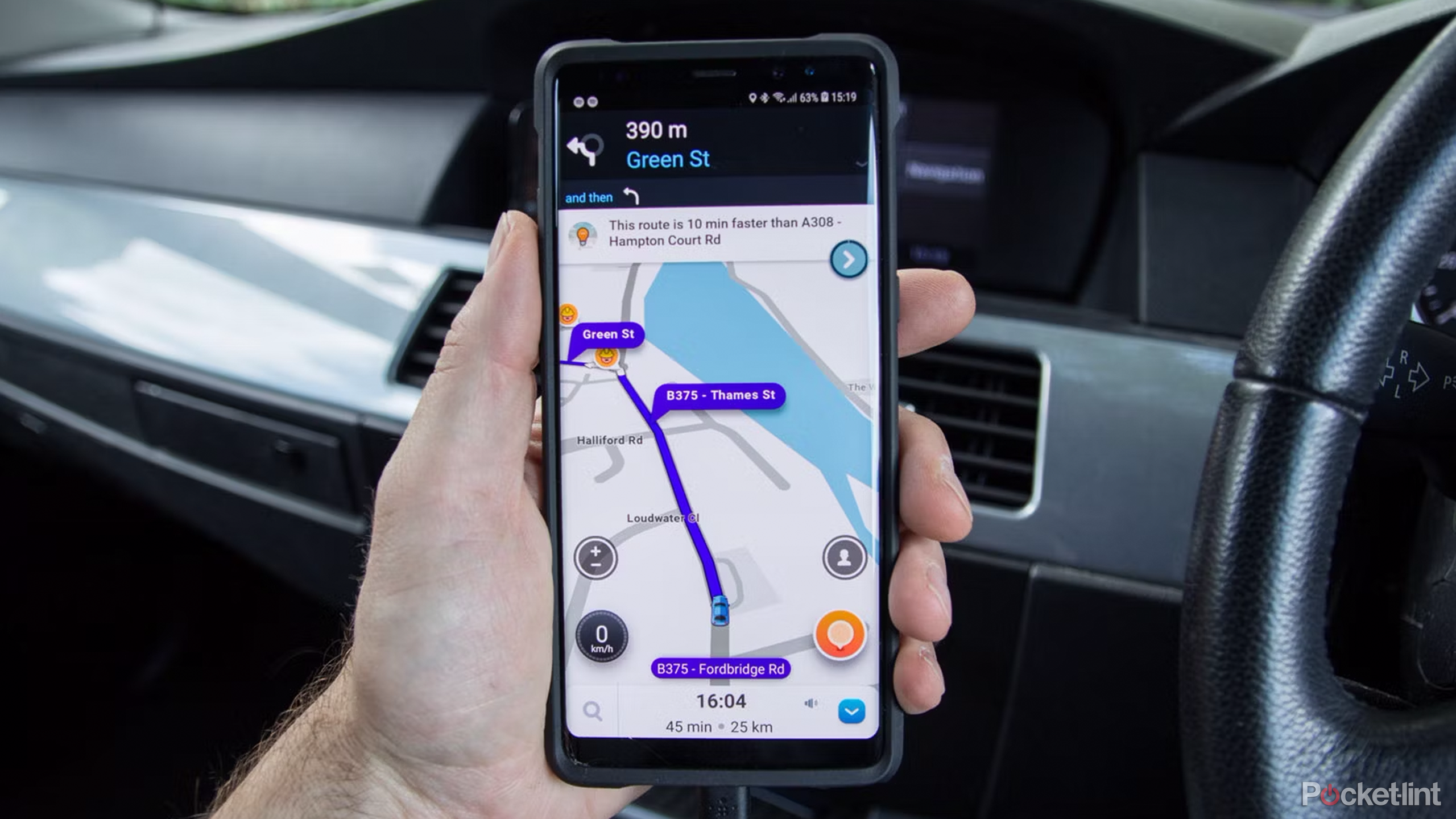Use the Waze app in your car