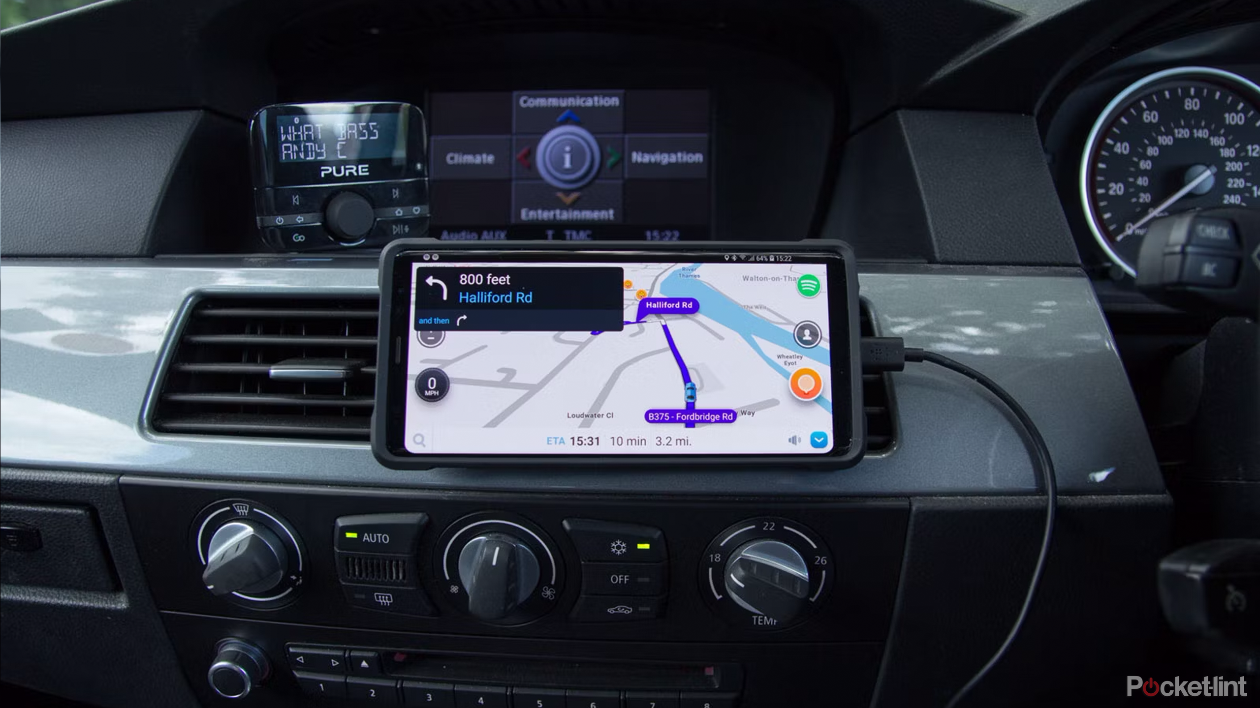 Use Waze on iPhone in the car