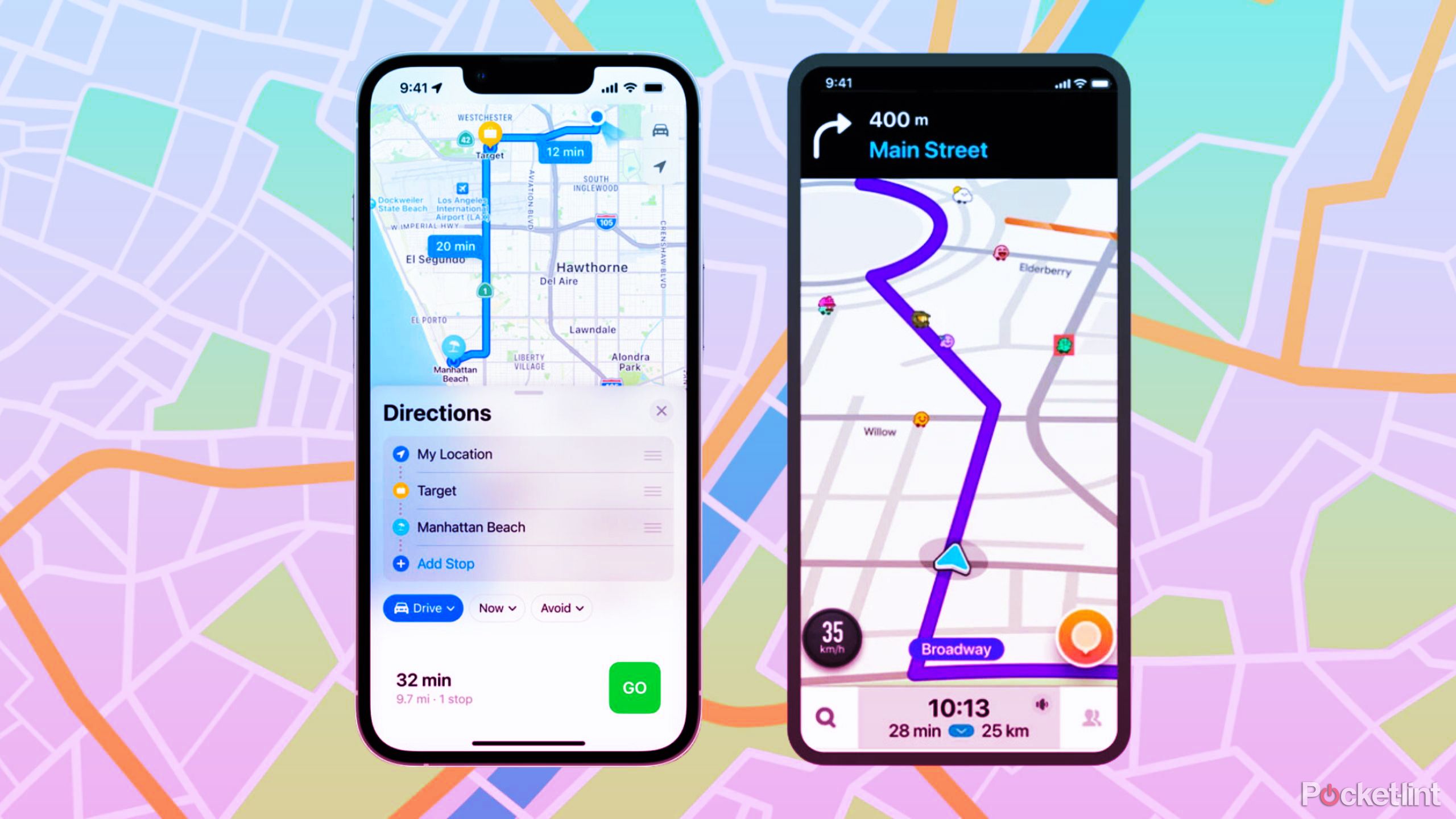 Apple Maps vs. Waze