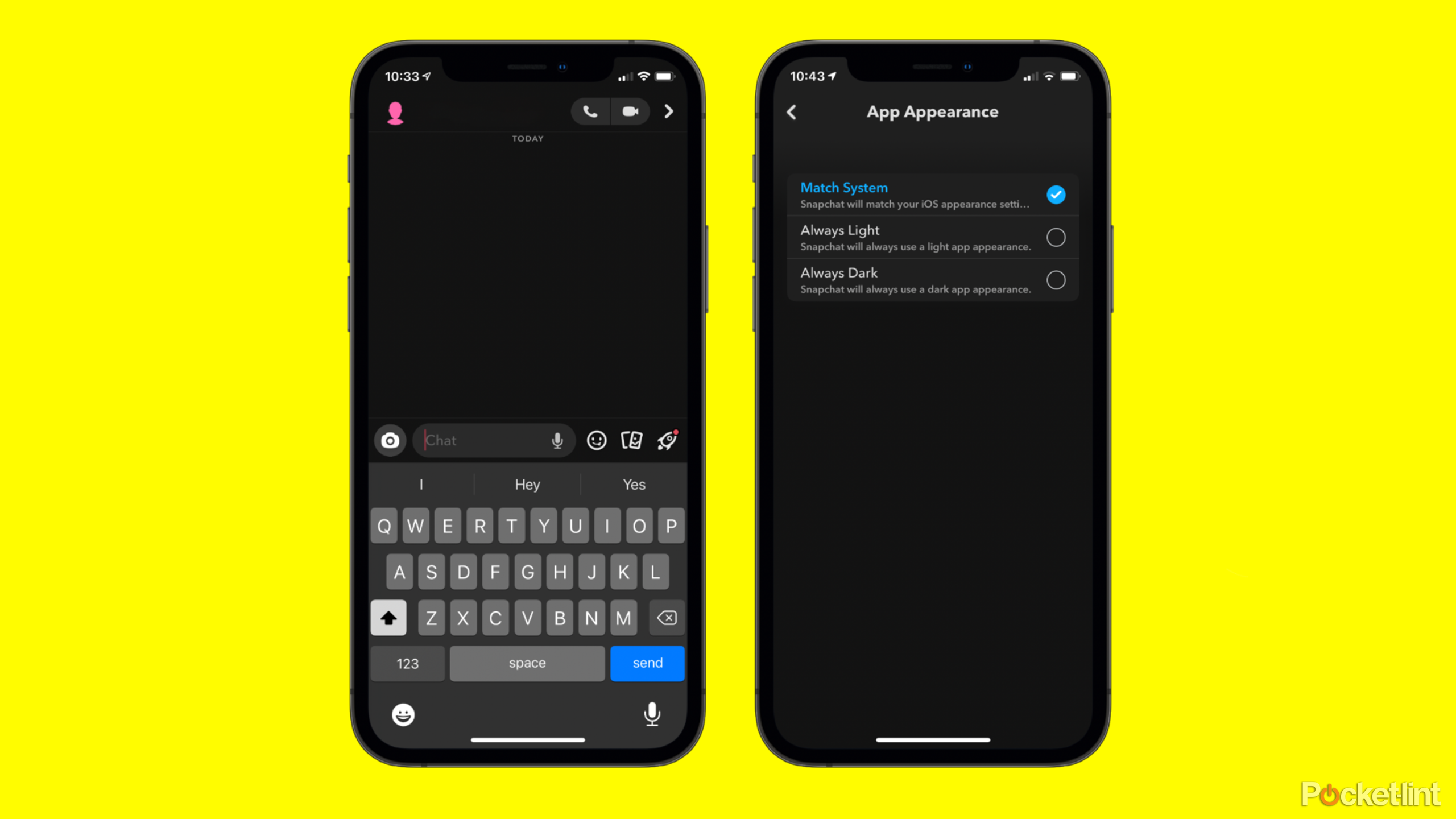 How to use Snapchat dark mode