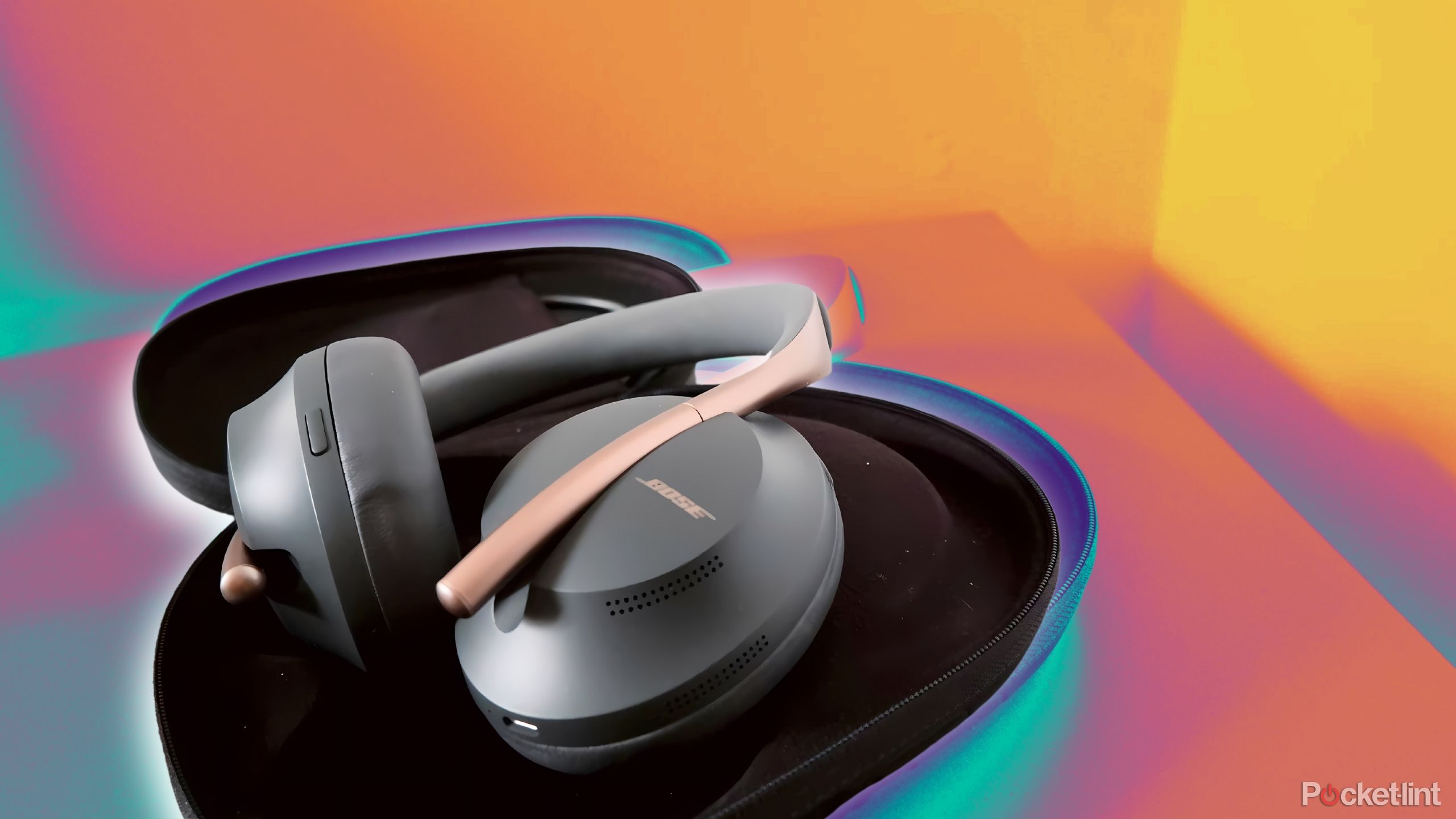 Bose 700 with rainbow background