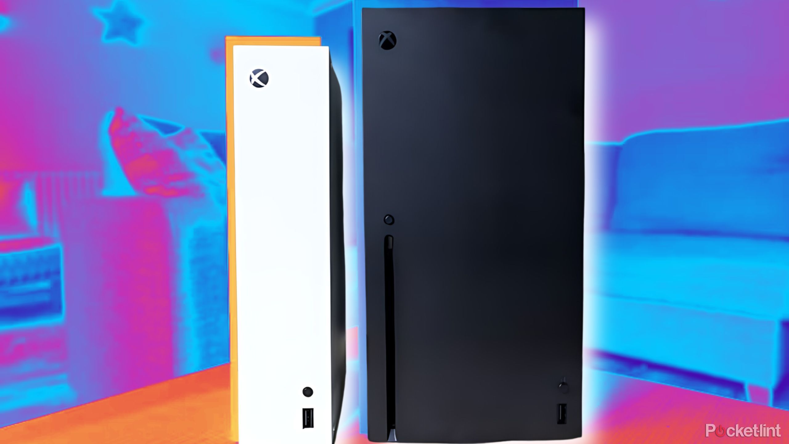Xbox models with bright colors