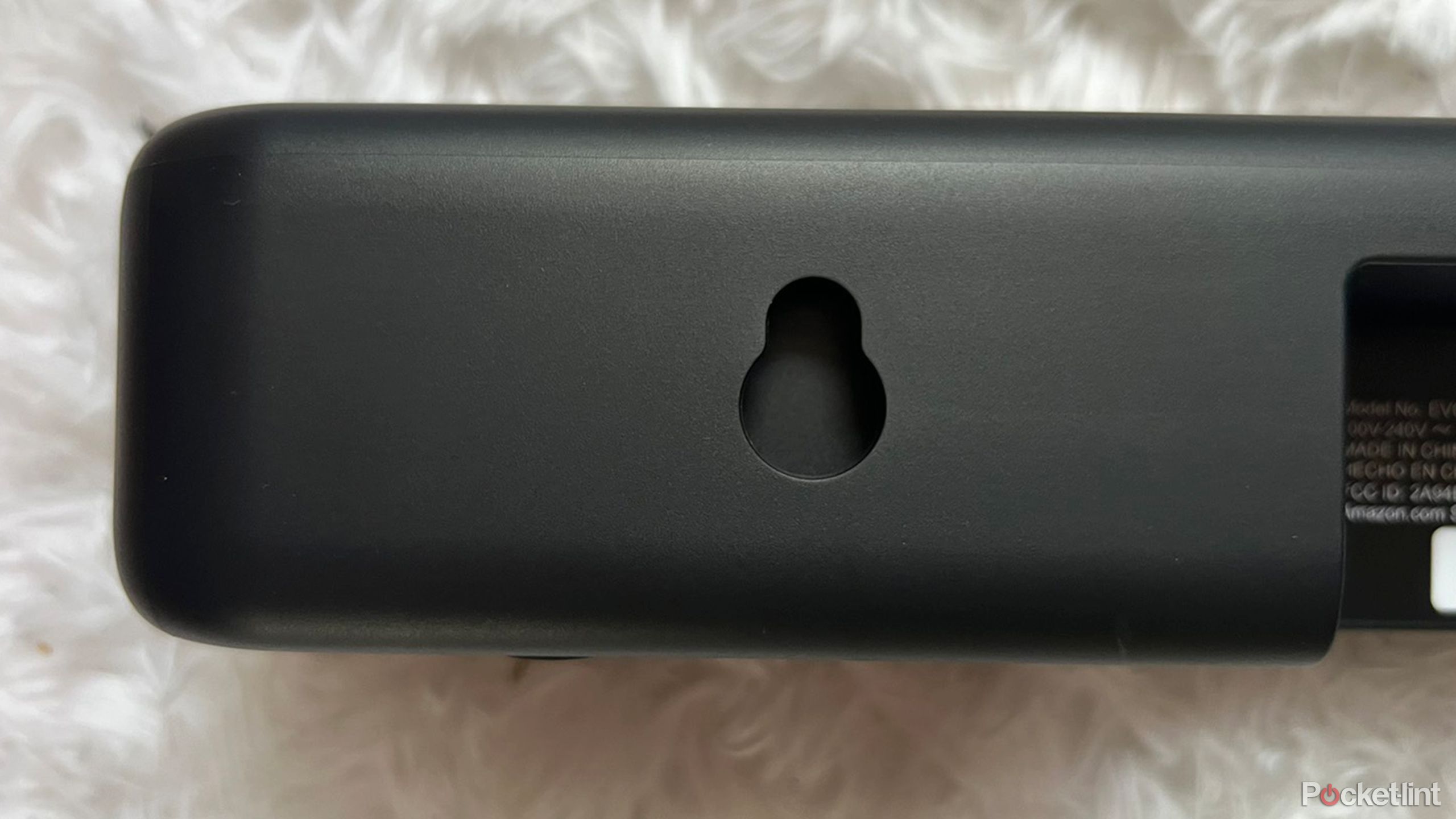 Amazon Fire TV soundbar mount hole