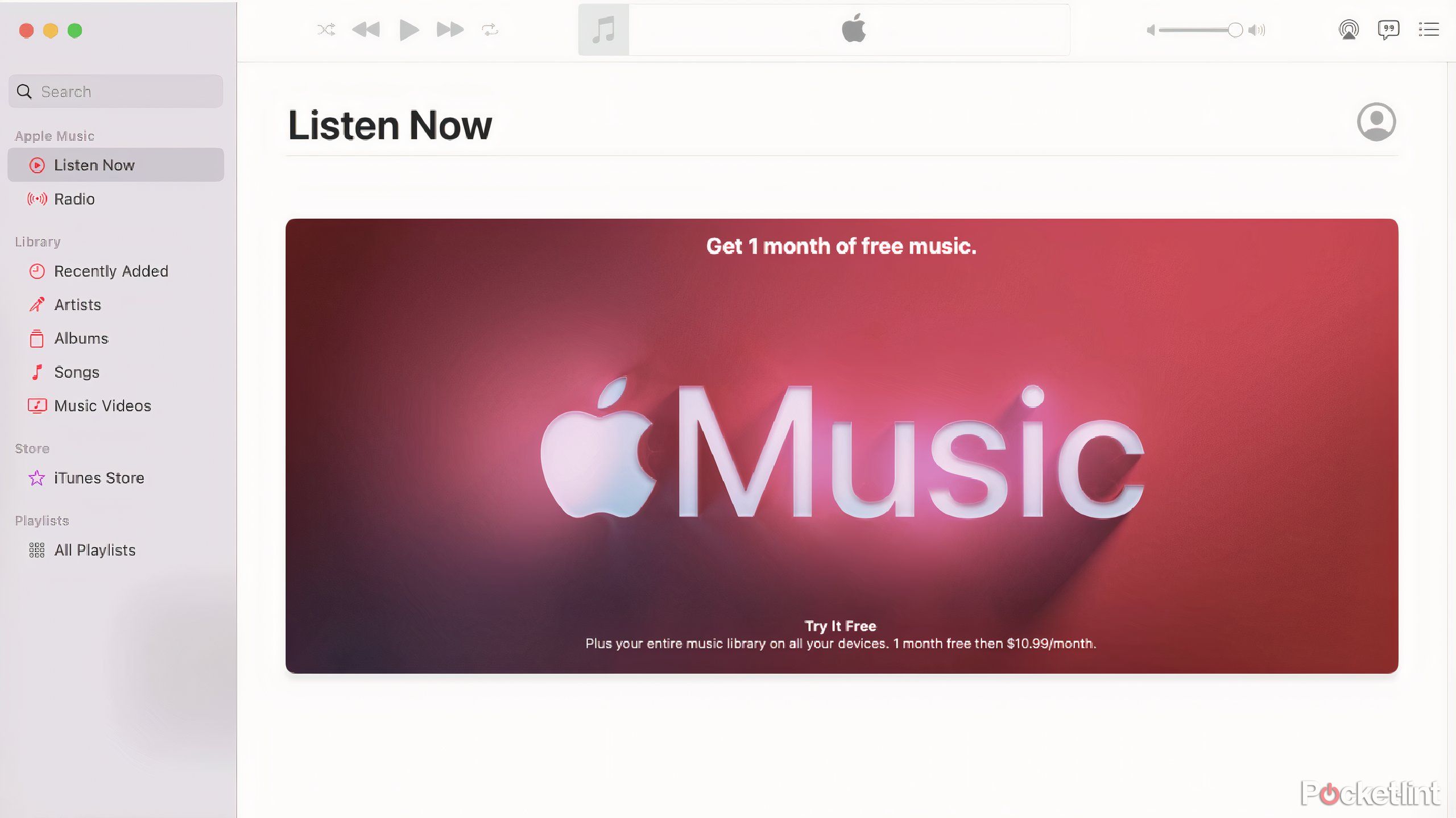 Apple Music Promotion 1 month free