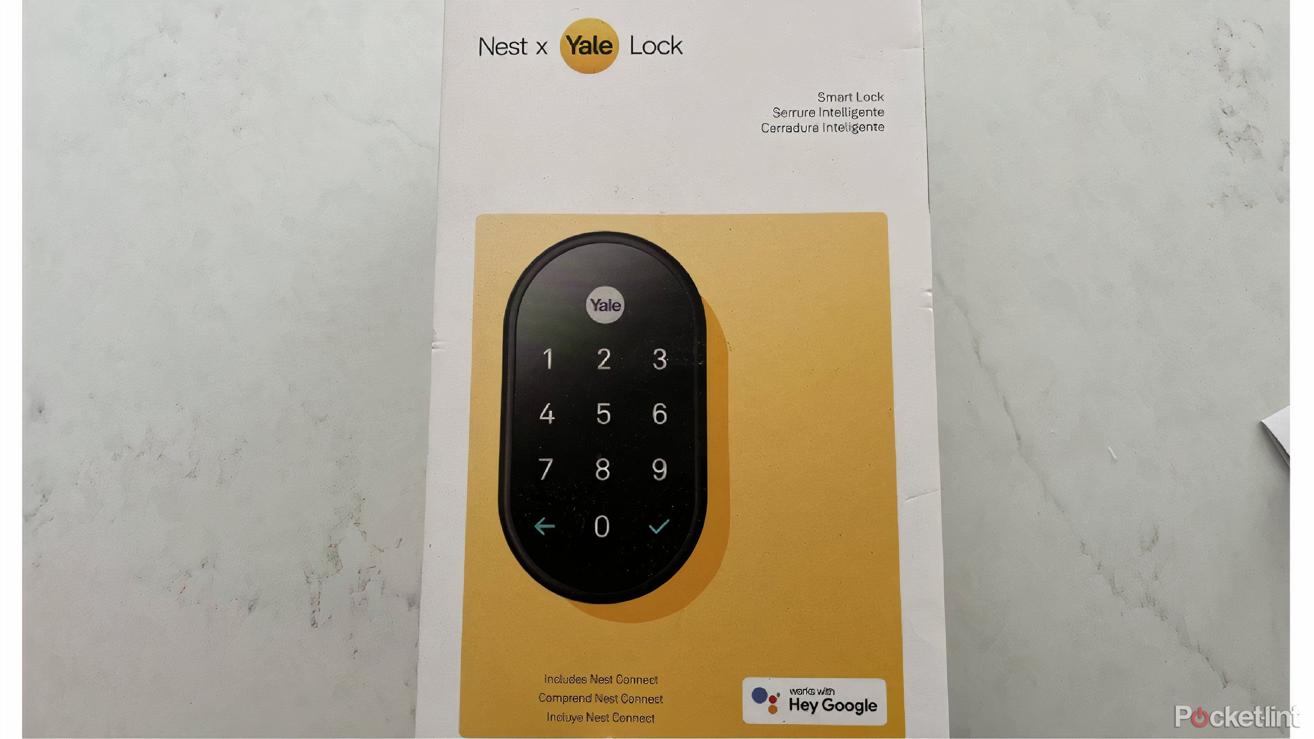 The Google Nest x Yale Lock box