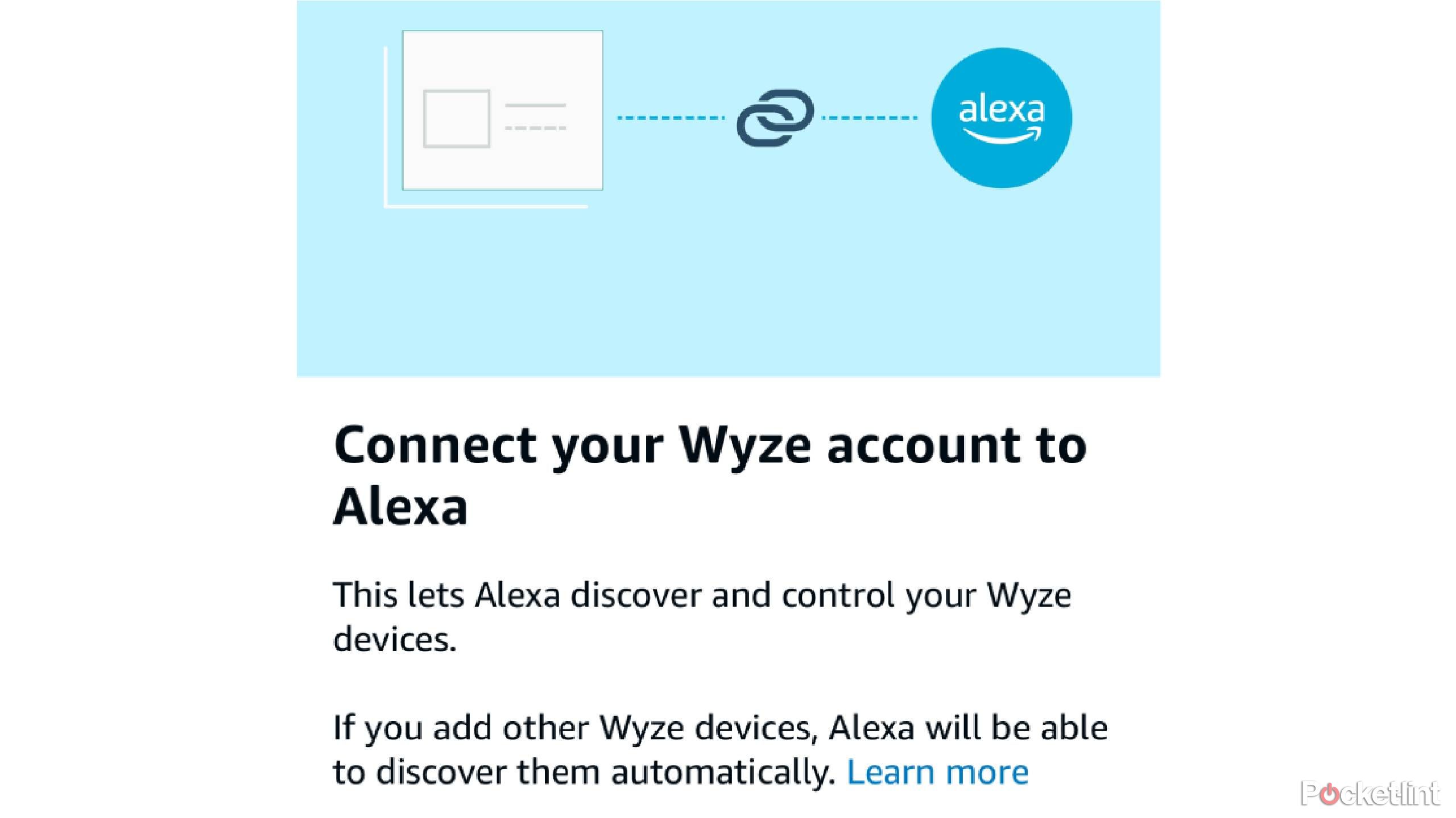 Connecting Alexa and Wyze