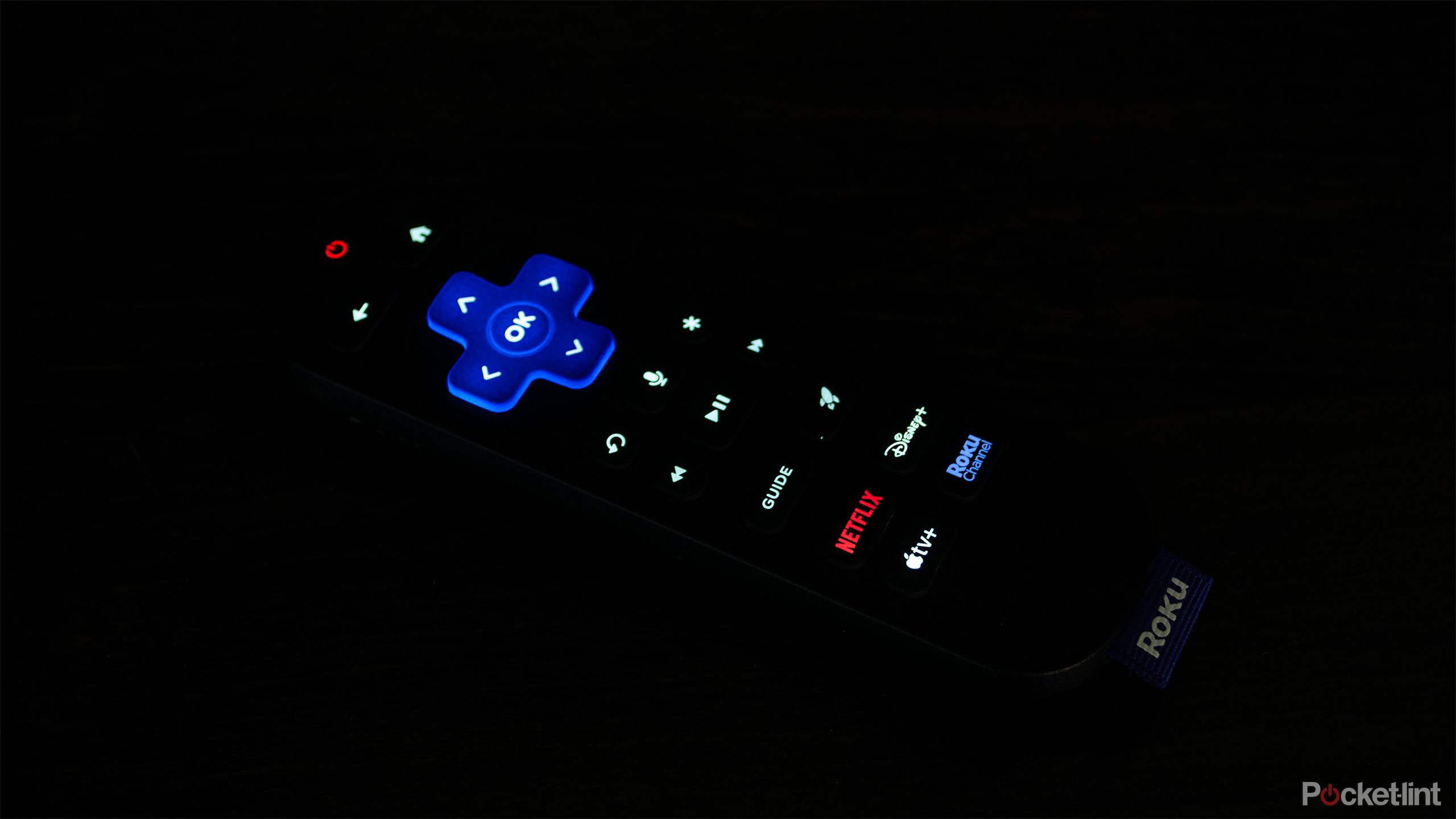 Roku Voice Remote Pro 2nd Gen Backlit Buttons