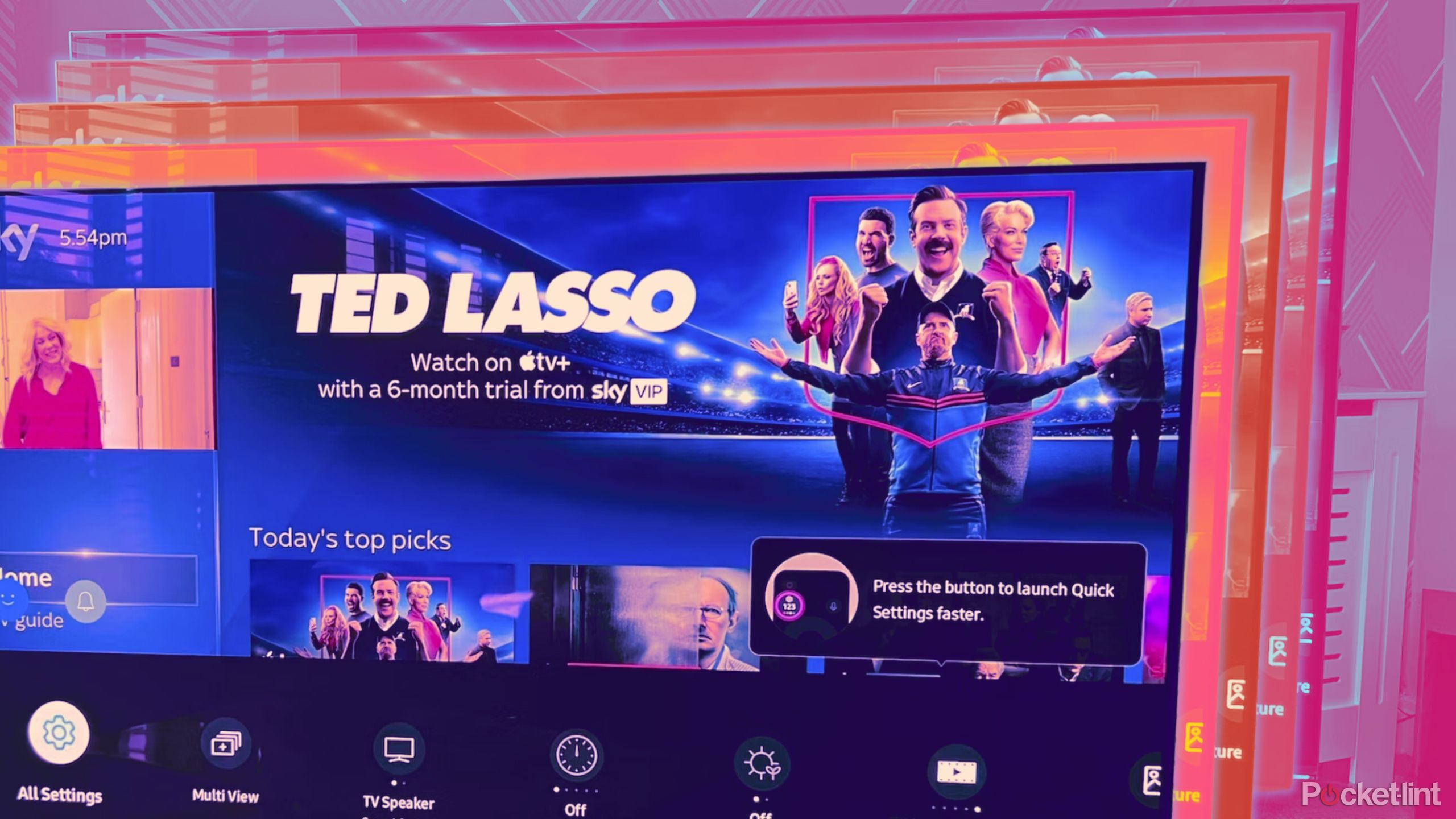 Ted Lasson on a Samsung s90c TV. 
