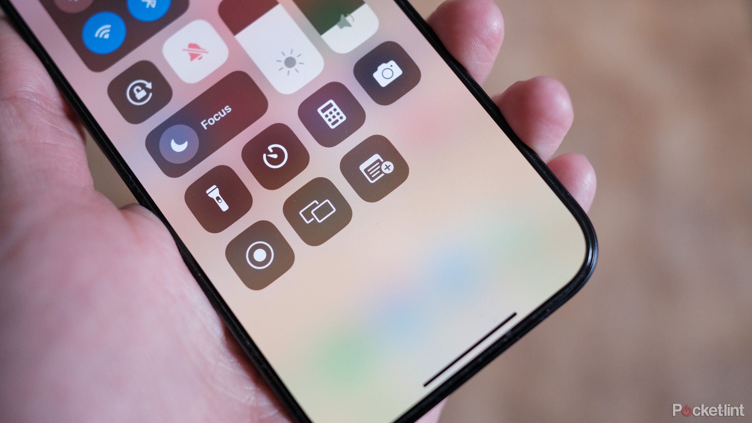 Apple Notes shortcut in iOS Command Center