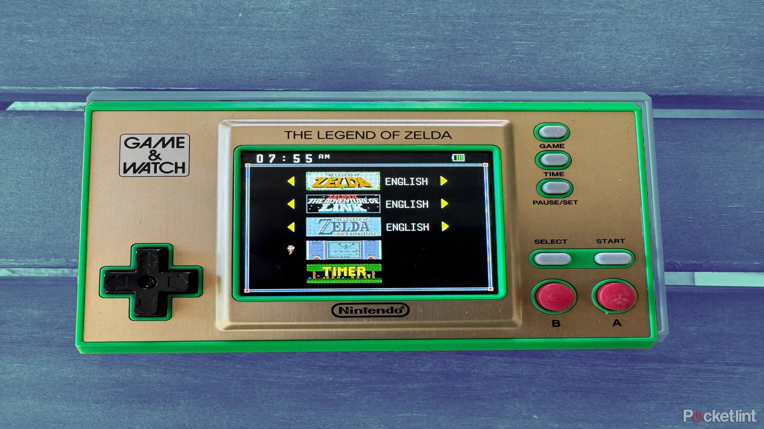 game and watch legend of zelda console