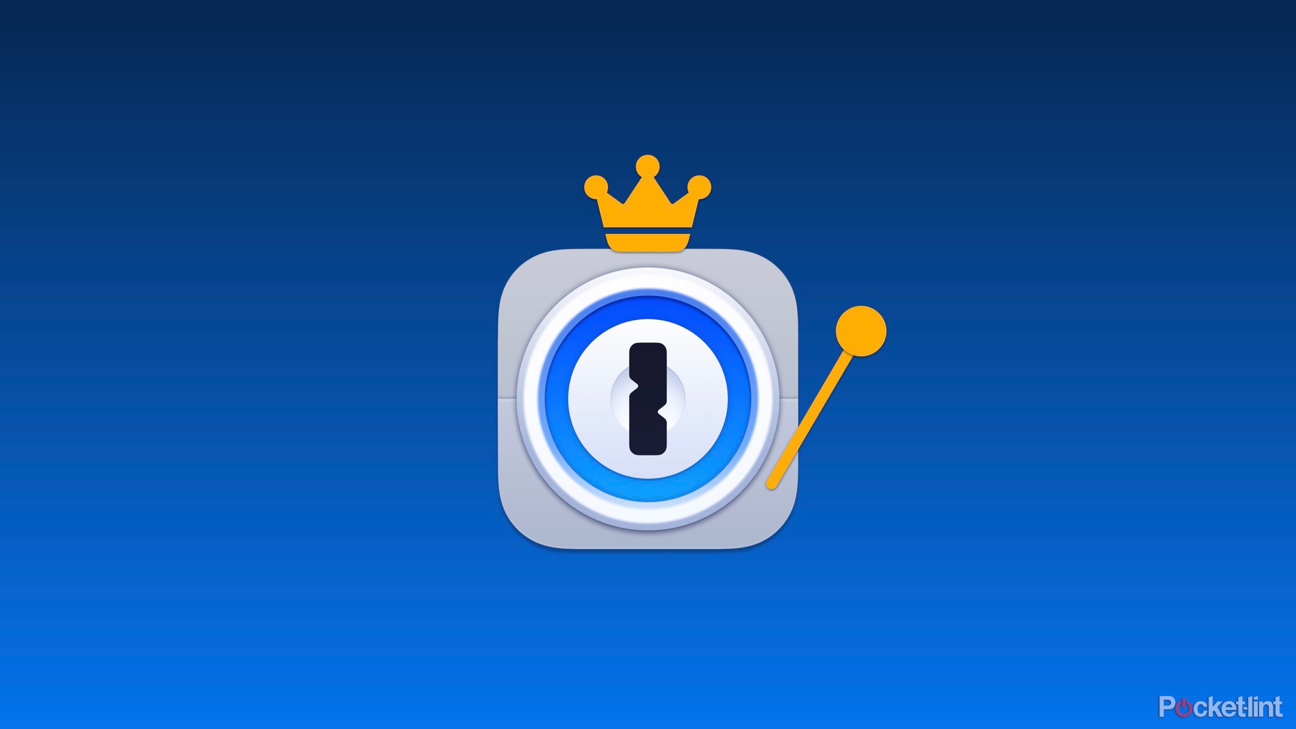 The 1Password app icon with a crown.