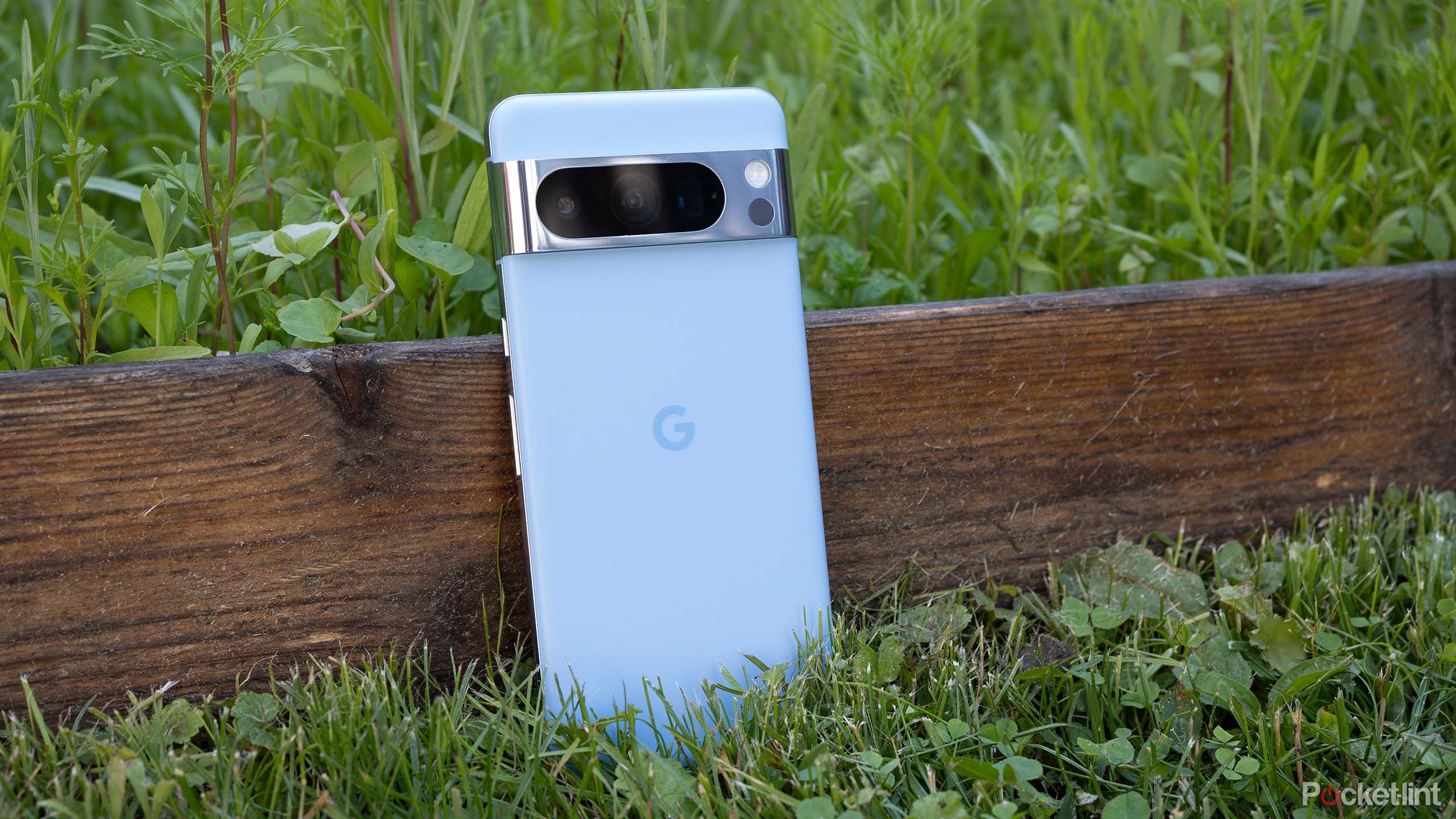 Google's Pixel 8 Pro in blue