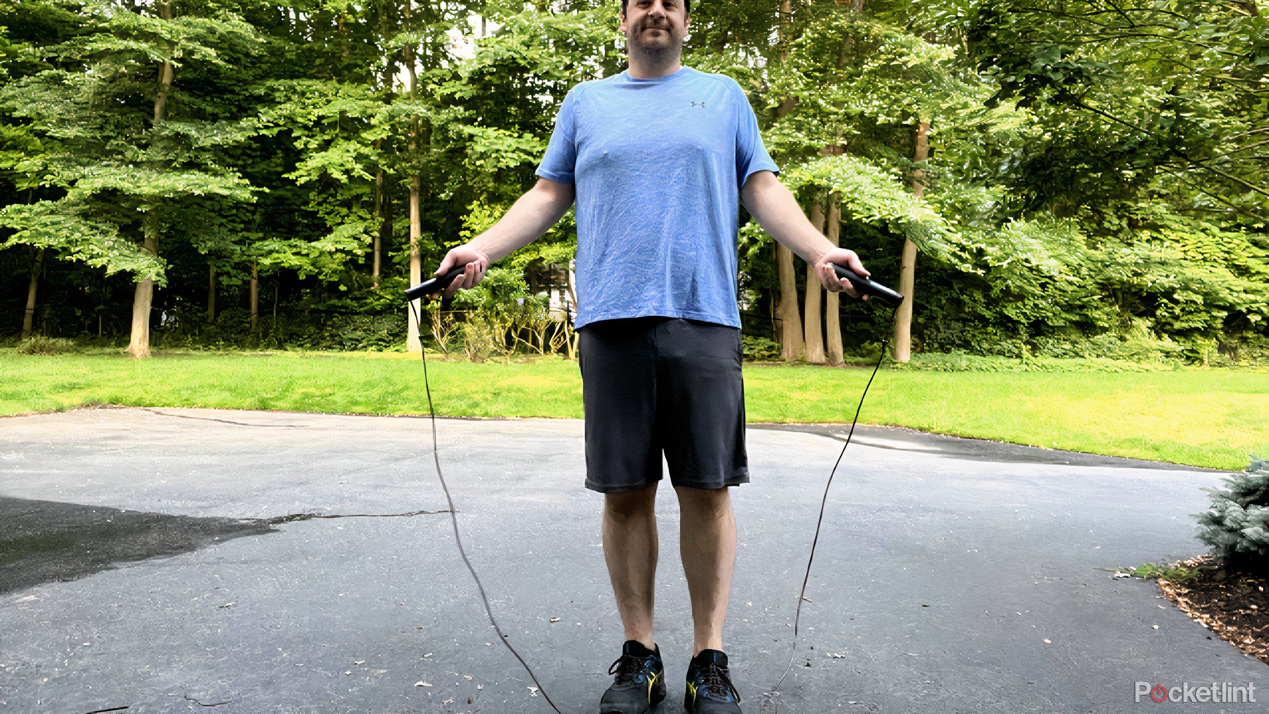 renpho smart jump rope in use