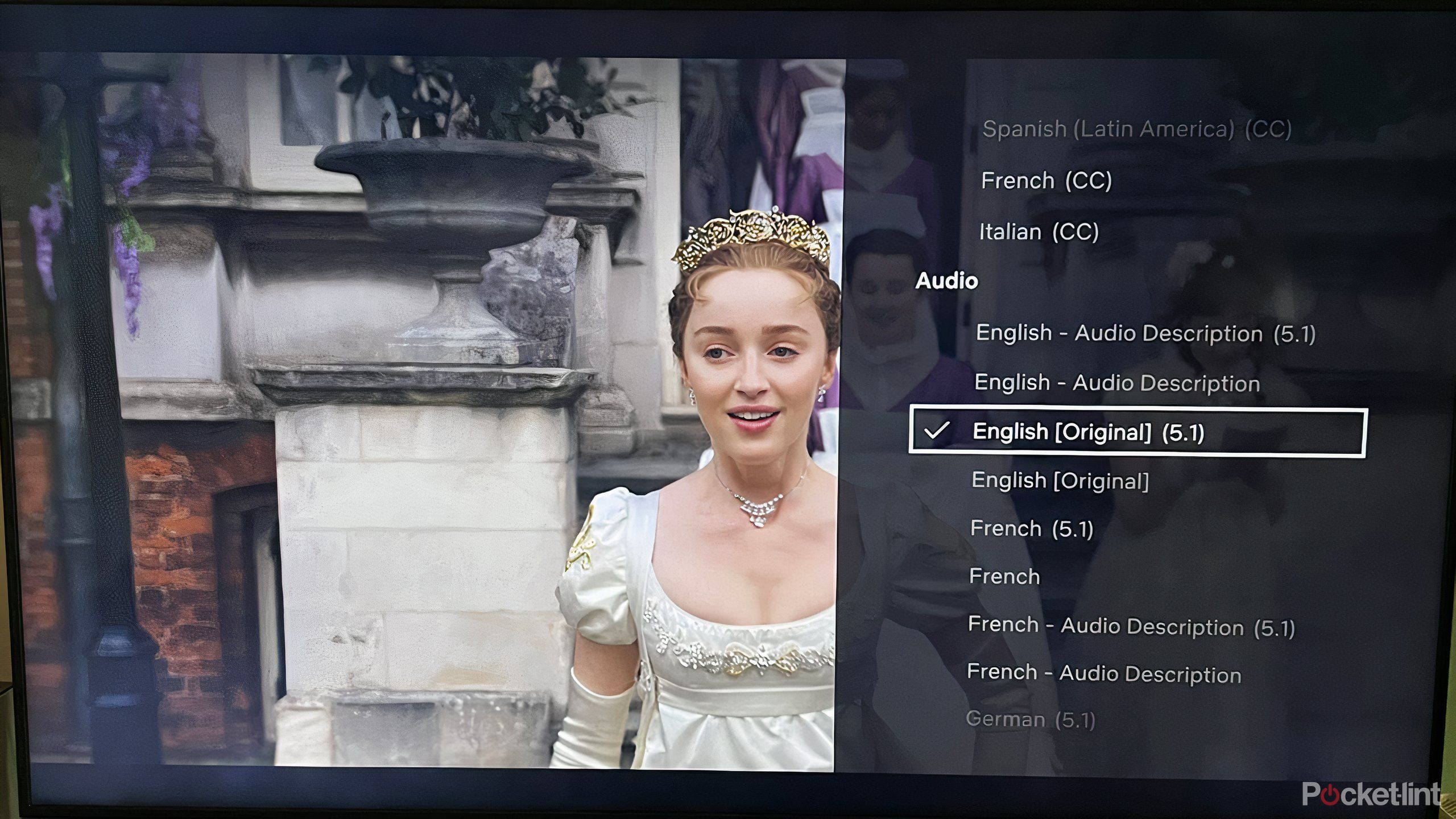 Configurações de áudio da Smart TV Som surround Netflix