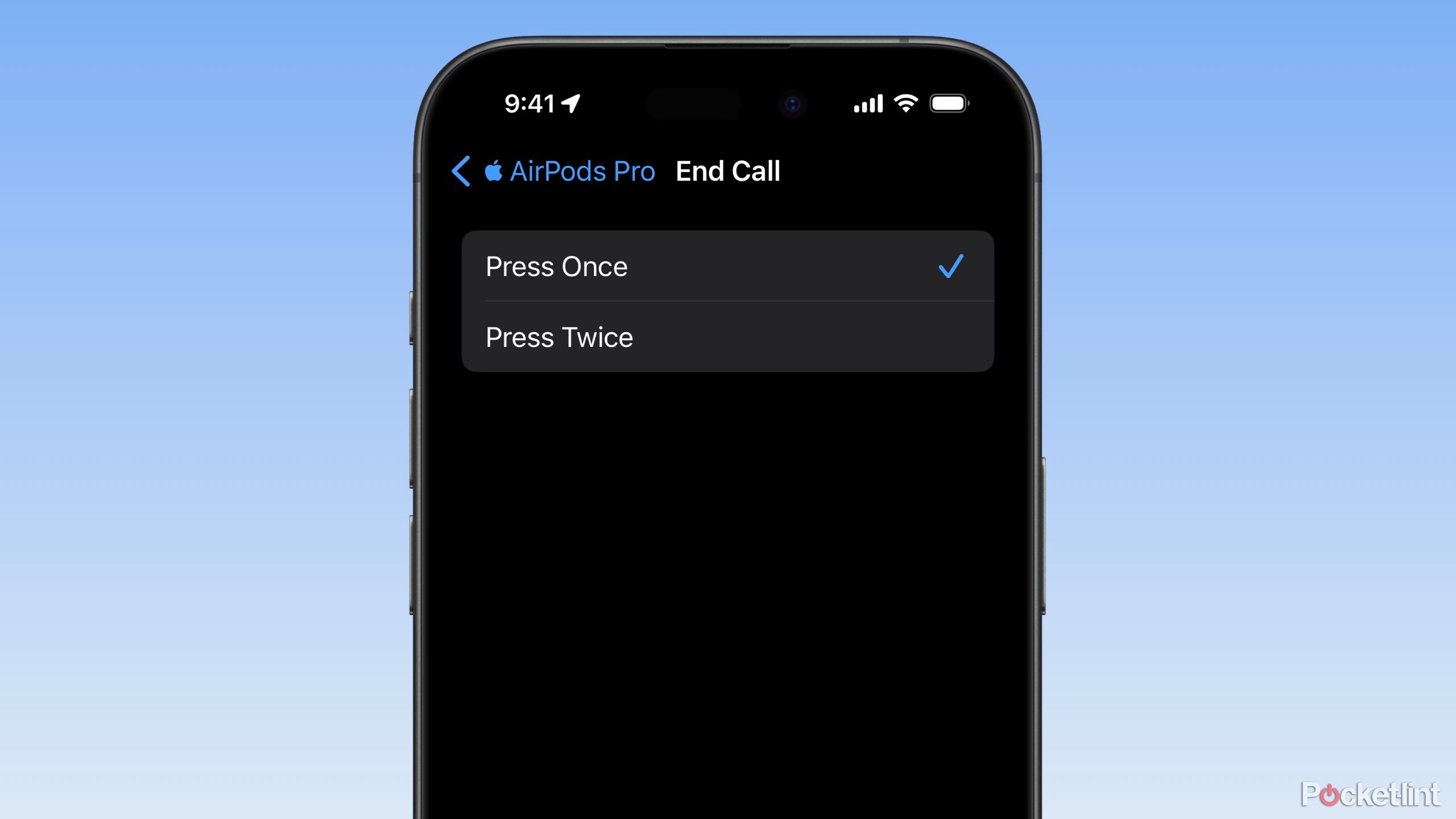 End Call button customization in iOS. 