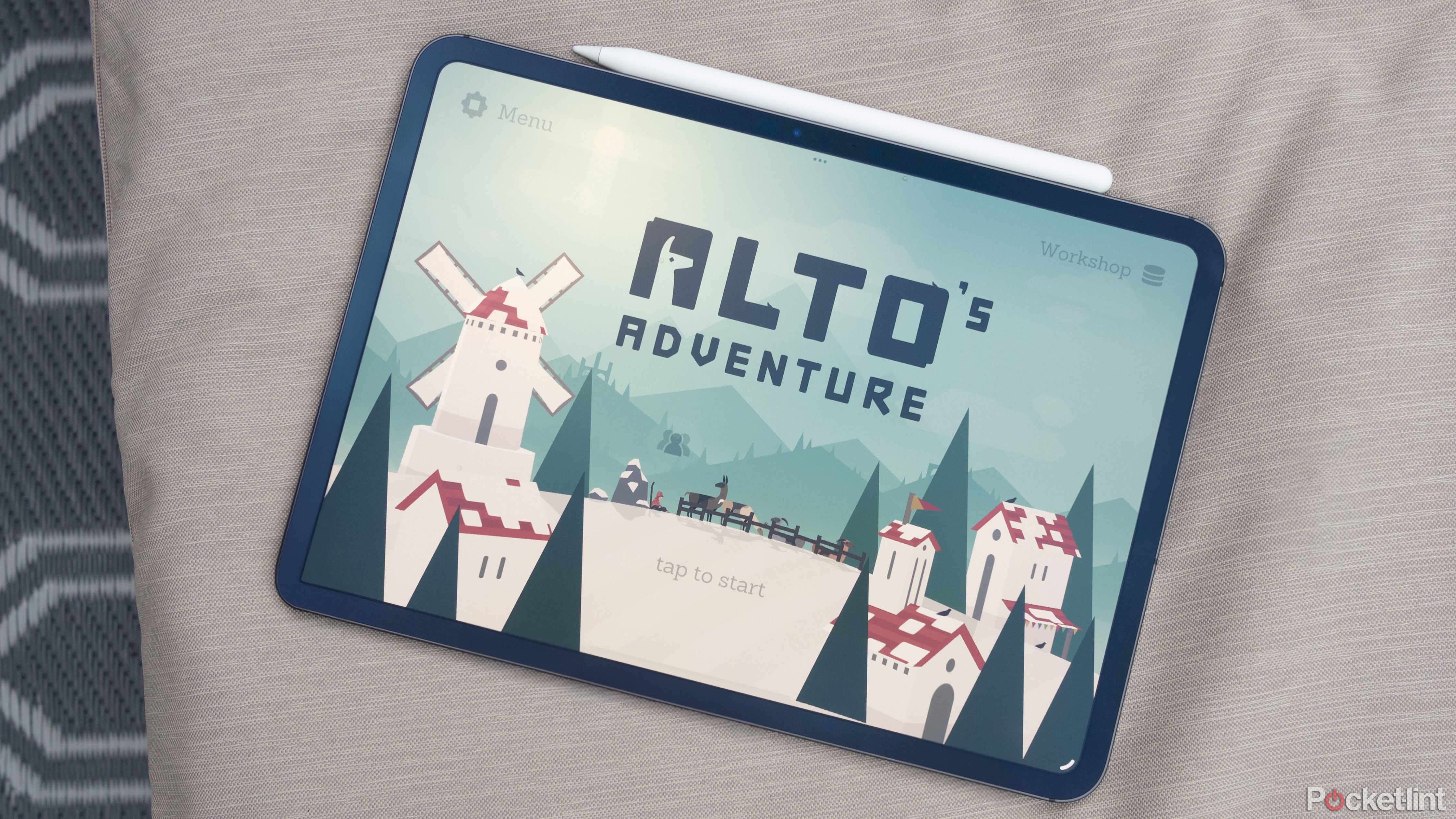 Alto's Adventure running on the iPad Pro 