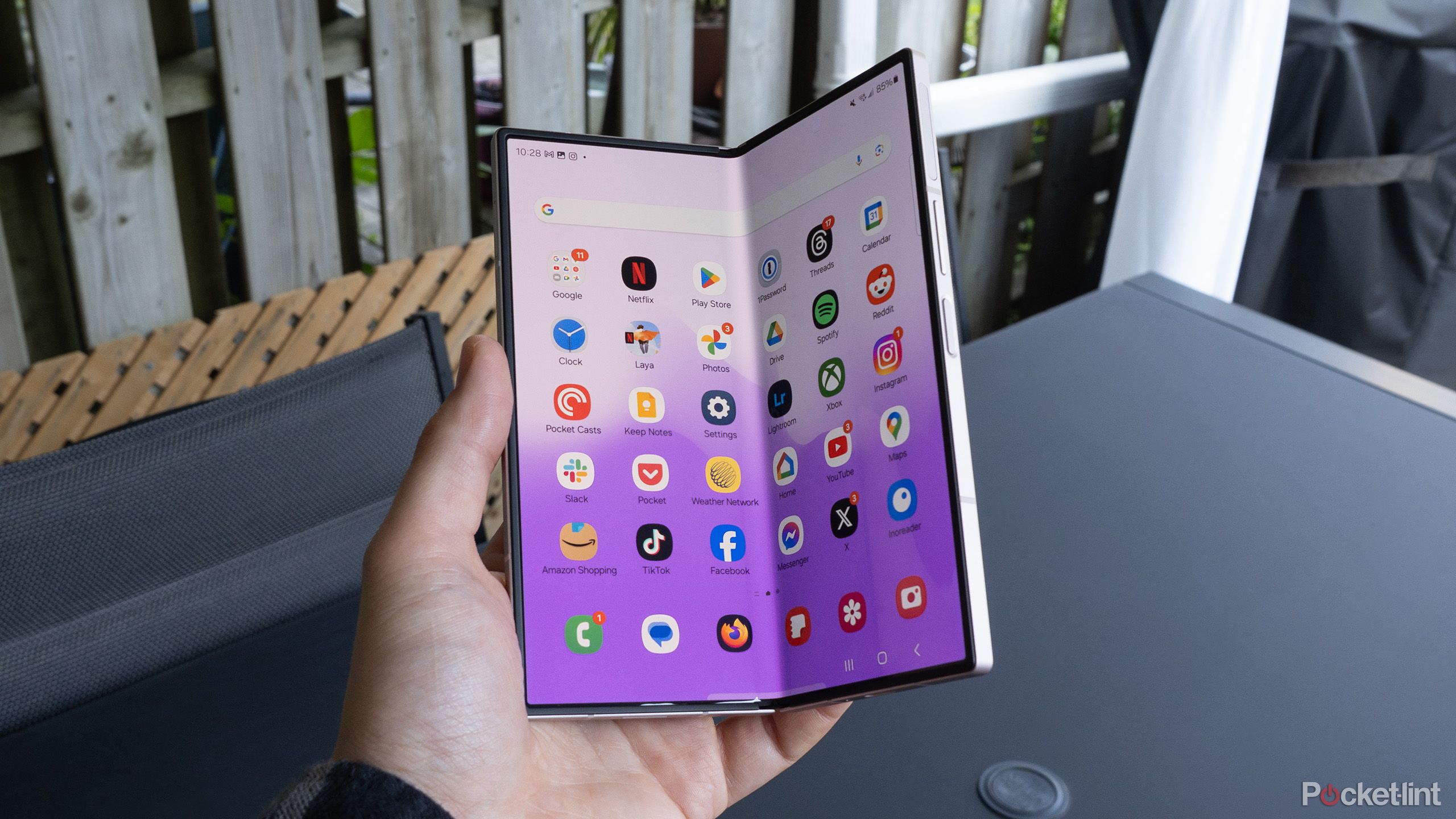 Samsung's Galaxy Z Fold 6 unfolded