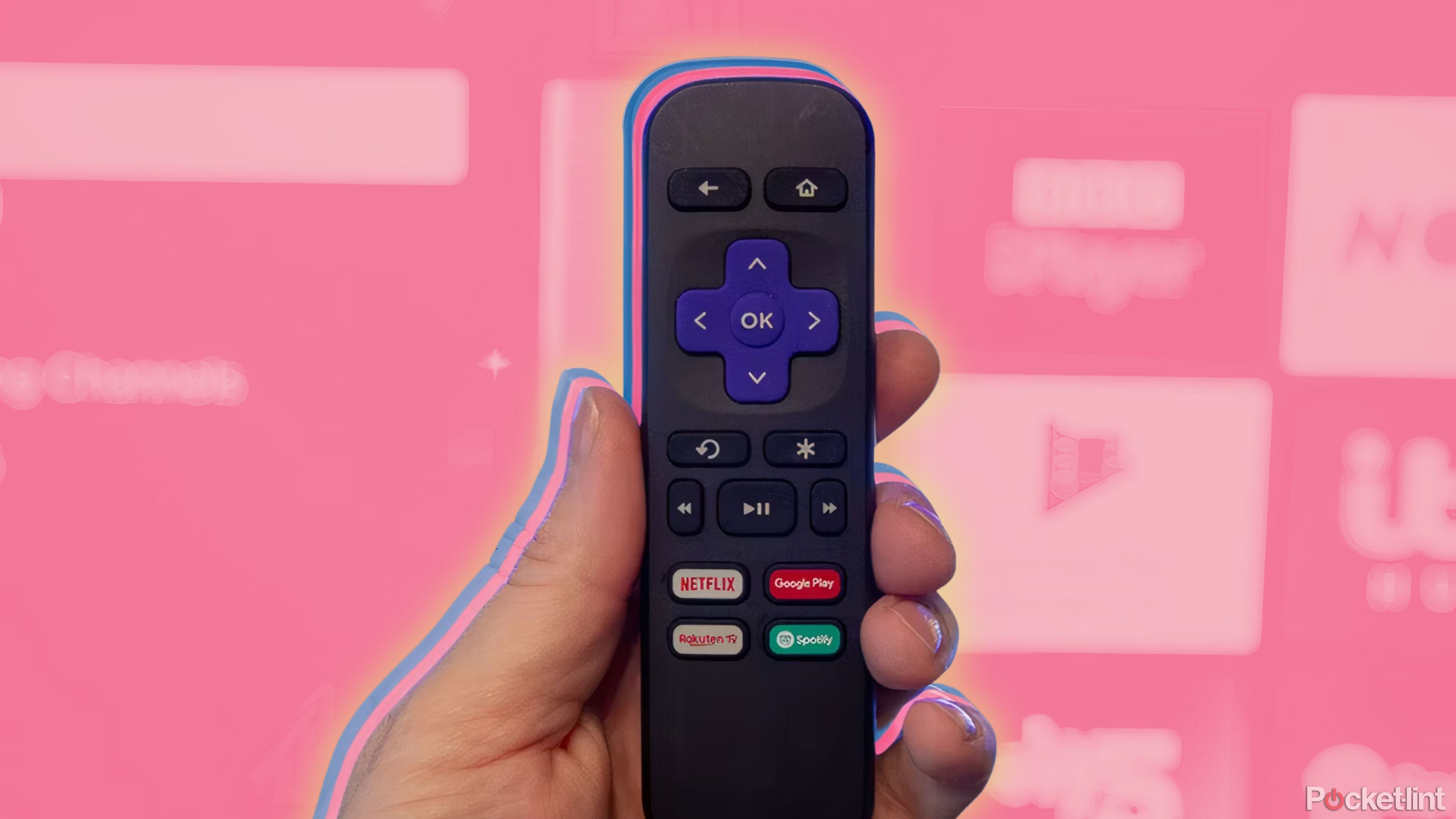 Roku channel with remote control 