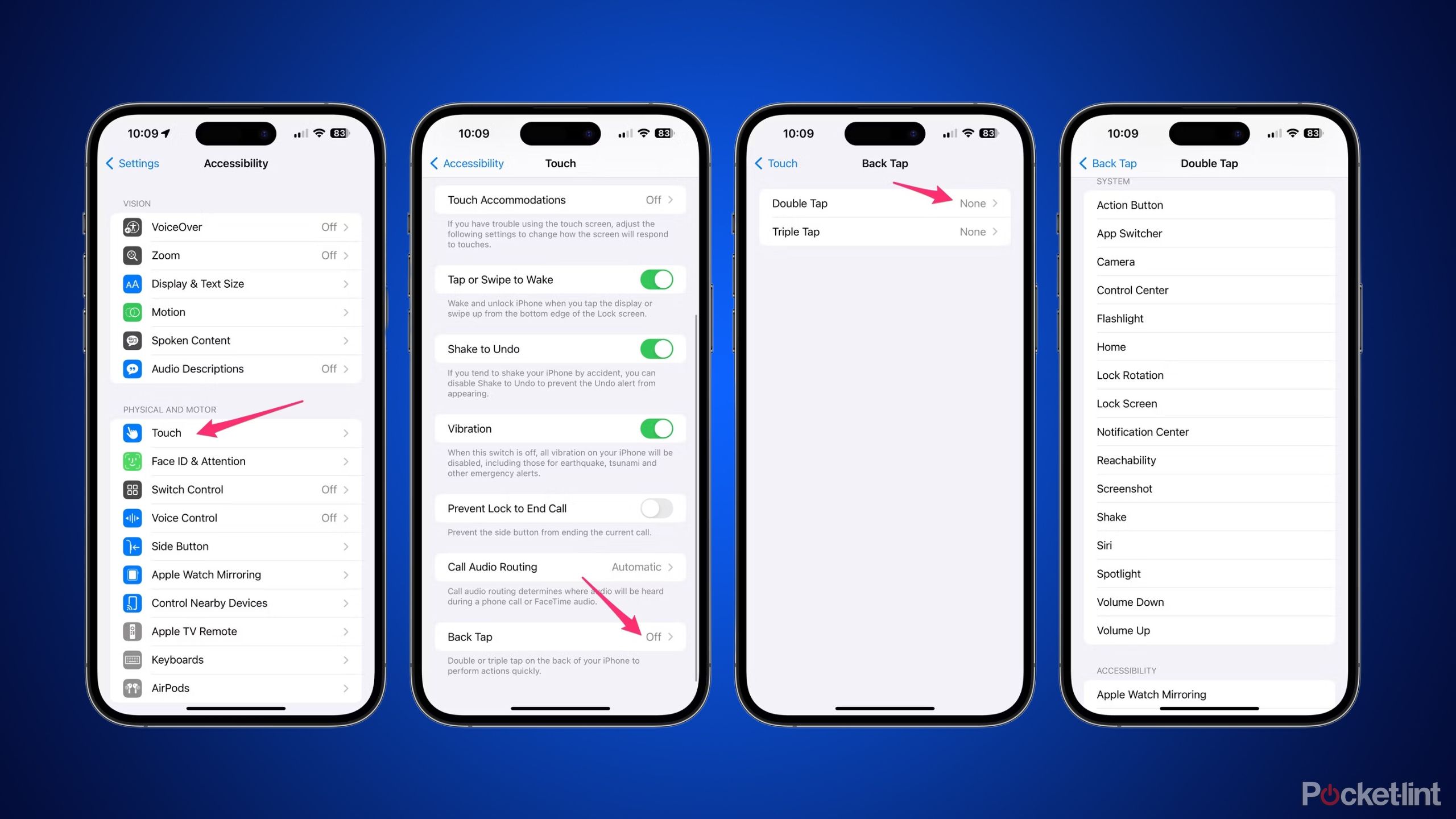 back tap double and trip ios 17 iphone renderings as instruction