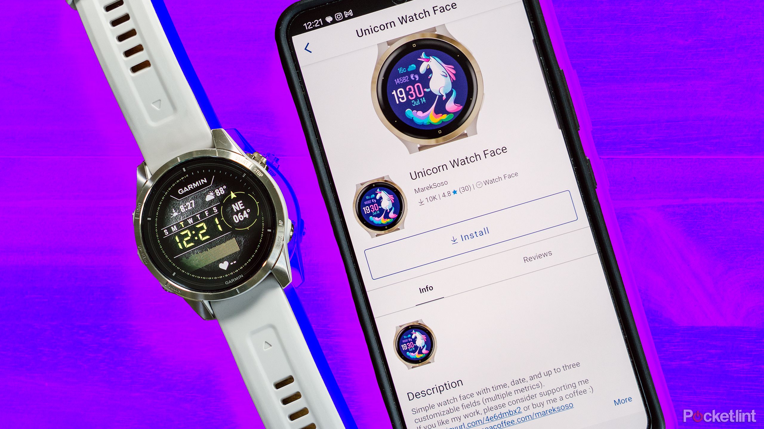 How to download new watch faces for a Garmin watch