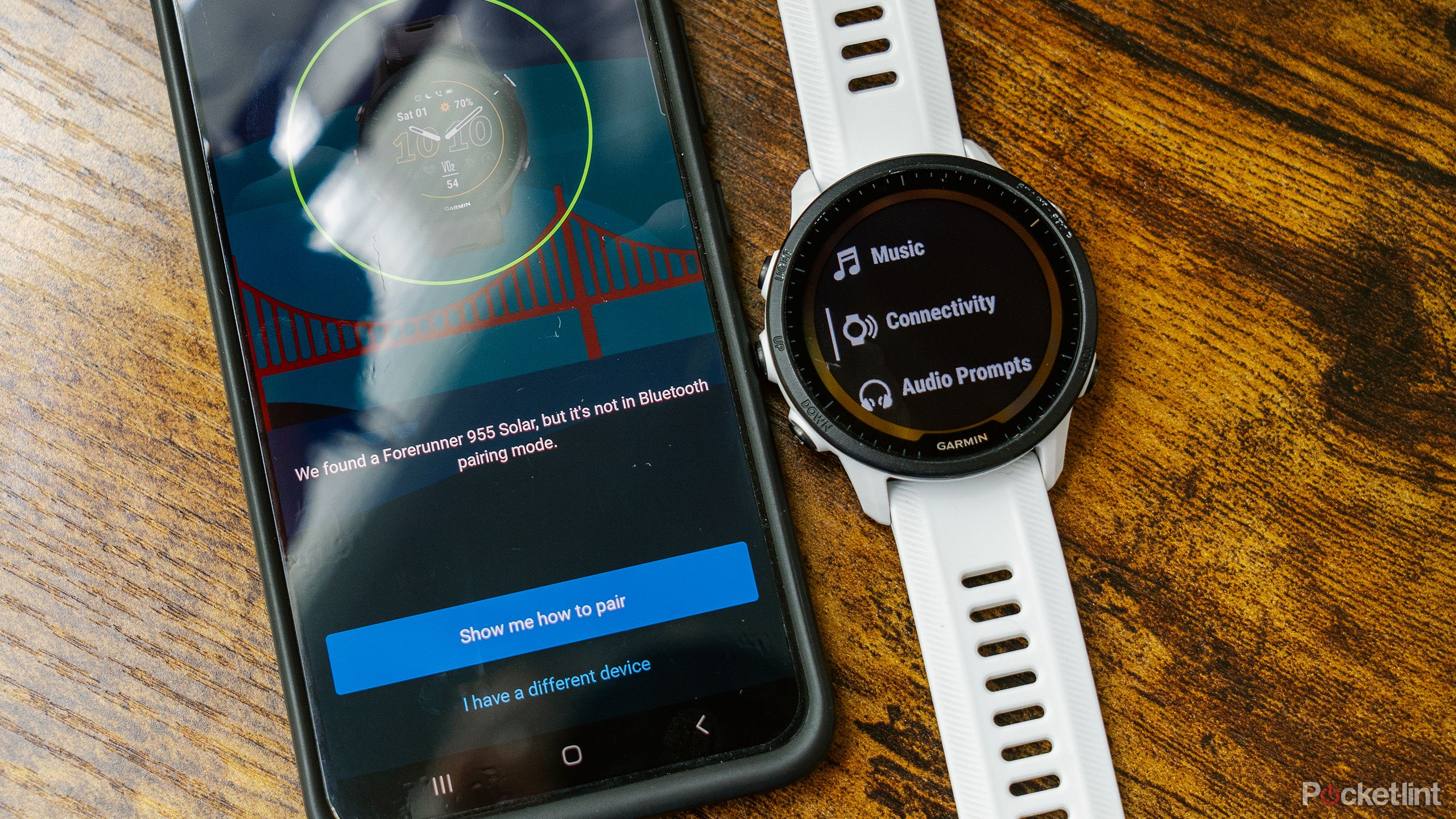 How to pair a Garmin watch to a phone