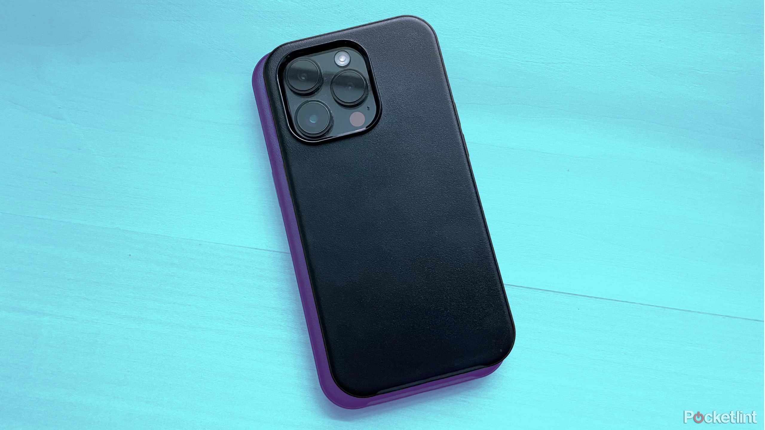 The iPhone 15 Pro in a case