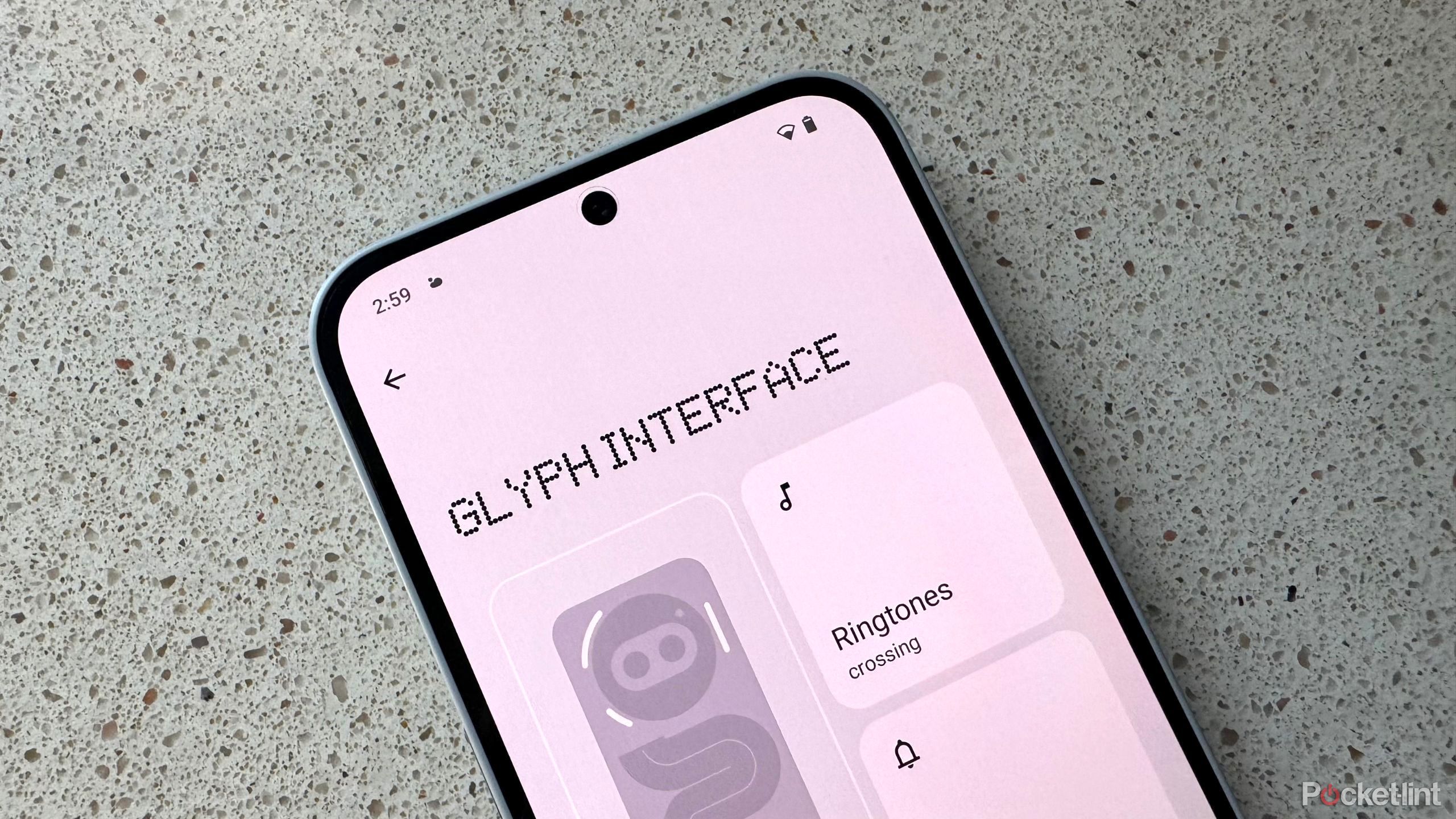 Nothing Phone 2a Plus Glyph Interface screen