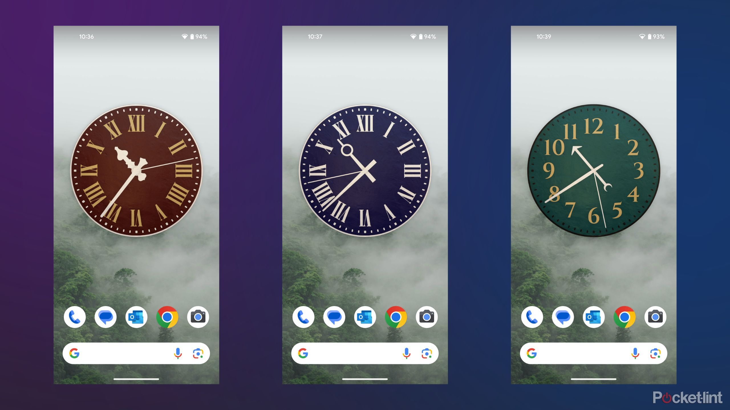 Antique Clock Widget Screenshots