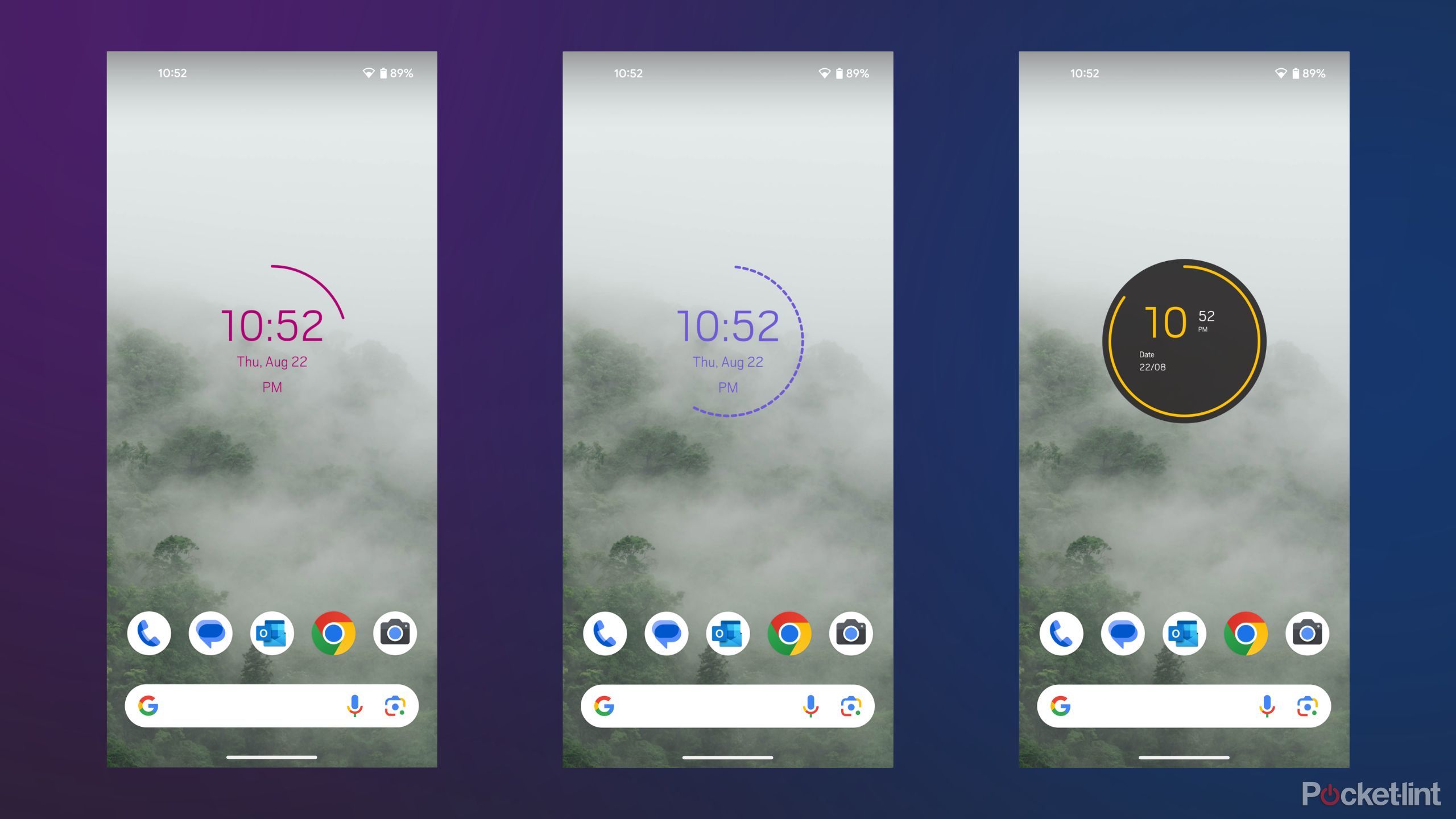 Circle Clock Screenshot