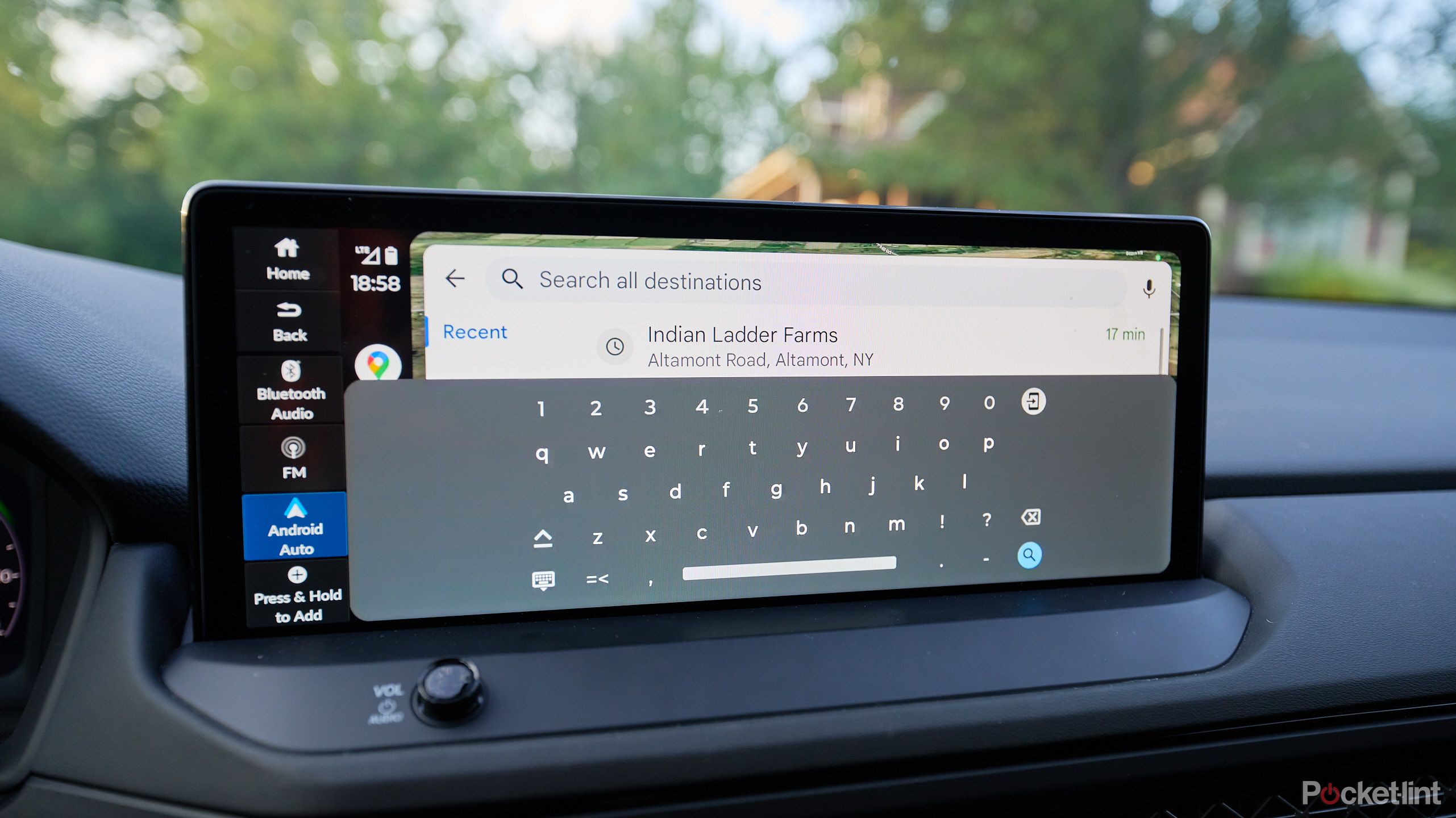 Google Maps on Android Auto 