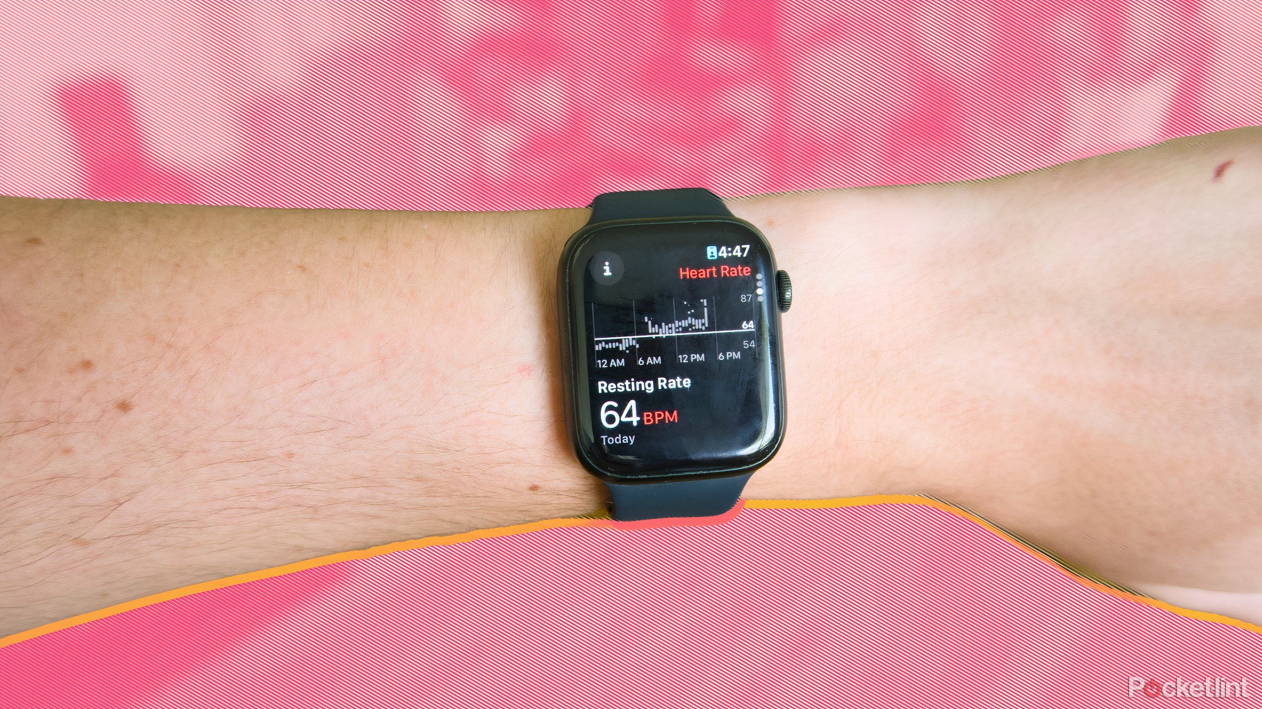 Tracking resting heart rate on an Apple Watch.