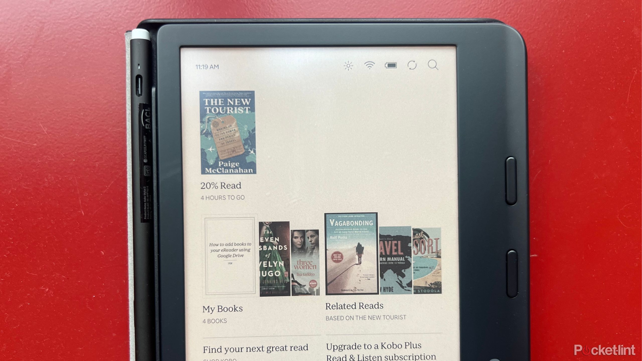 kobo libra home page