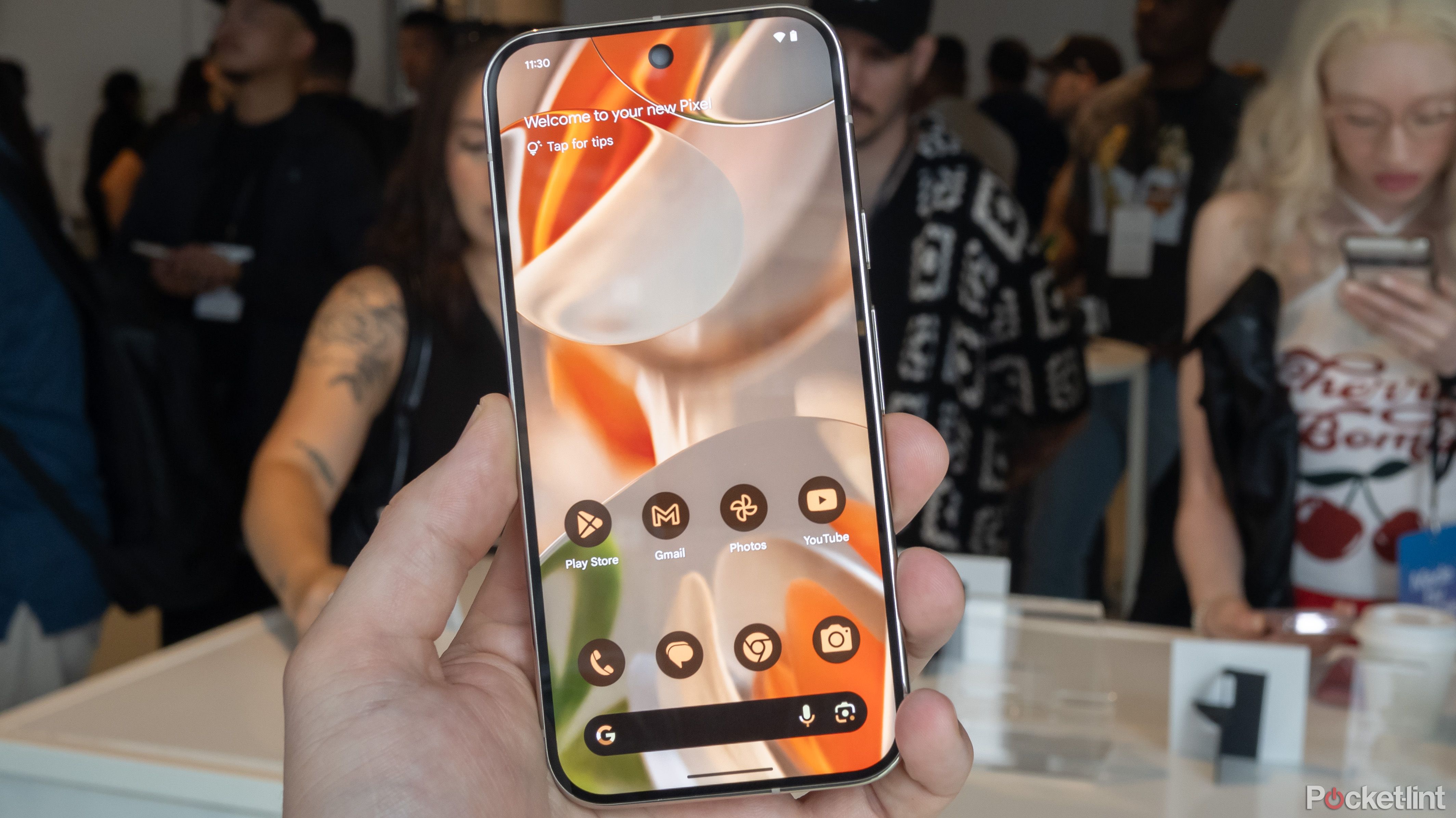 The Pixel 9 Pro's display