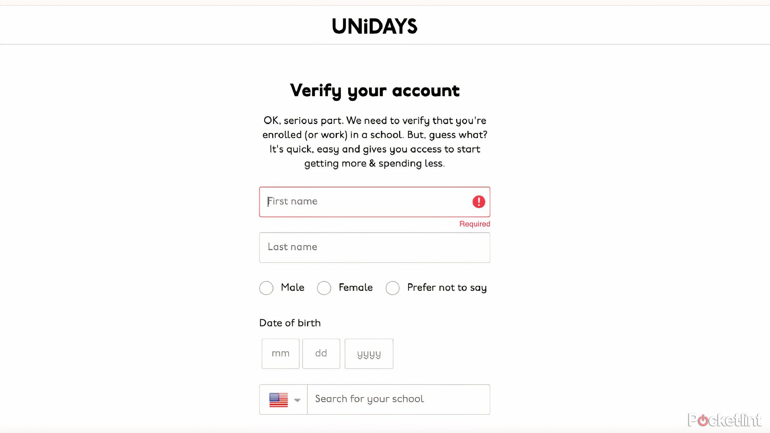 unidays account registration