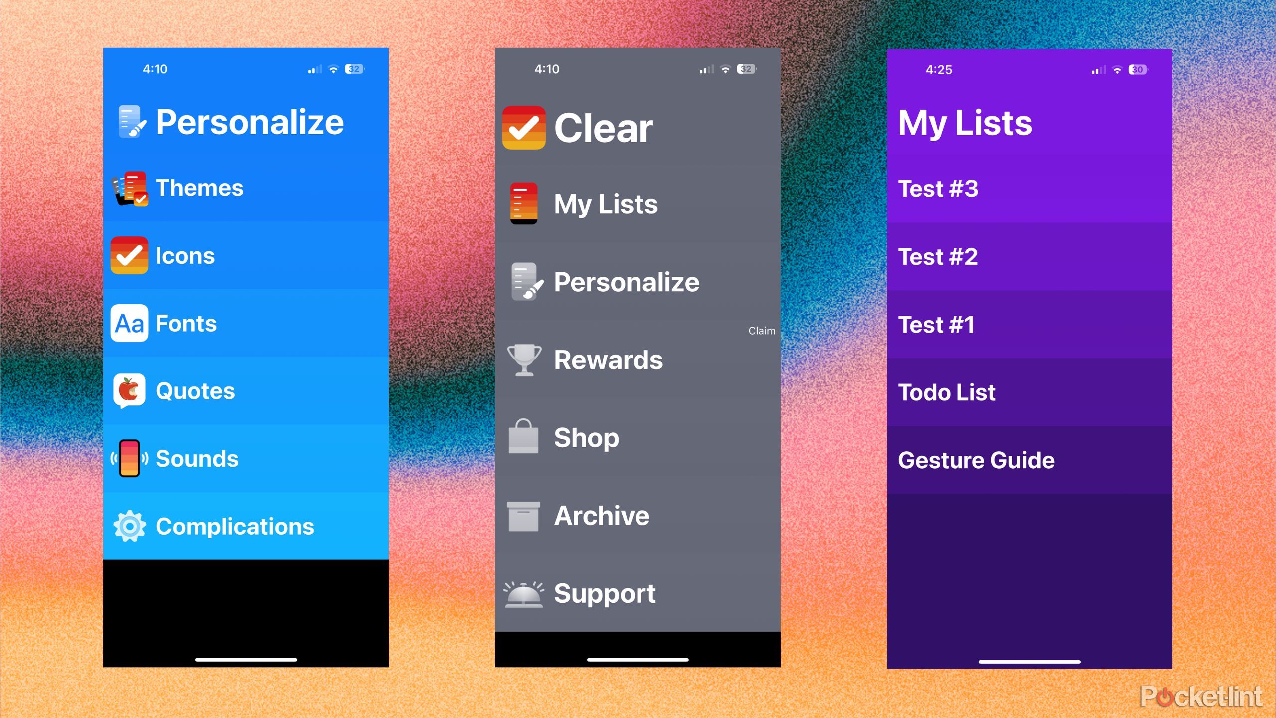 Clear Minimalist Todo Lists screenshots