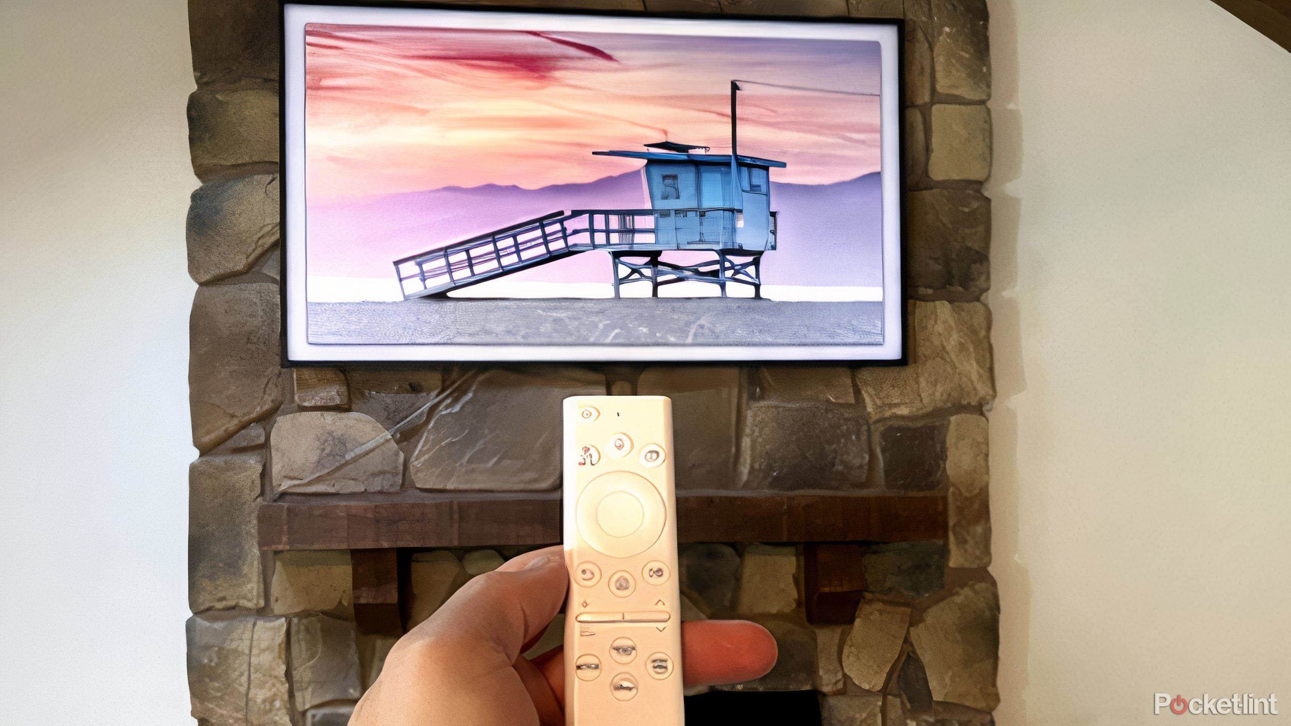 samsung the frame TV and remote