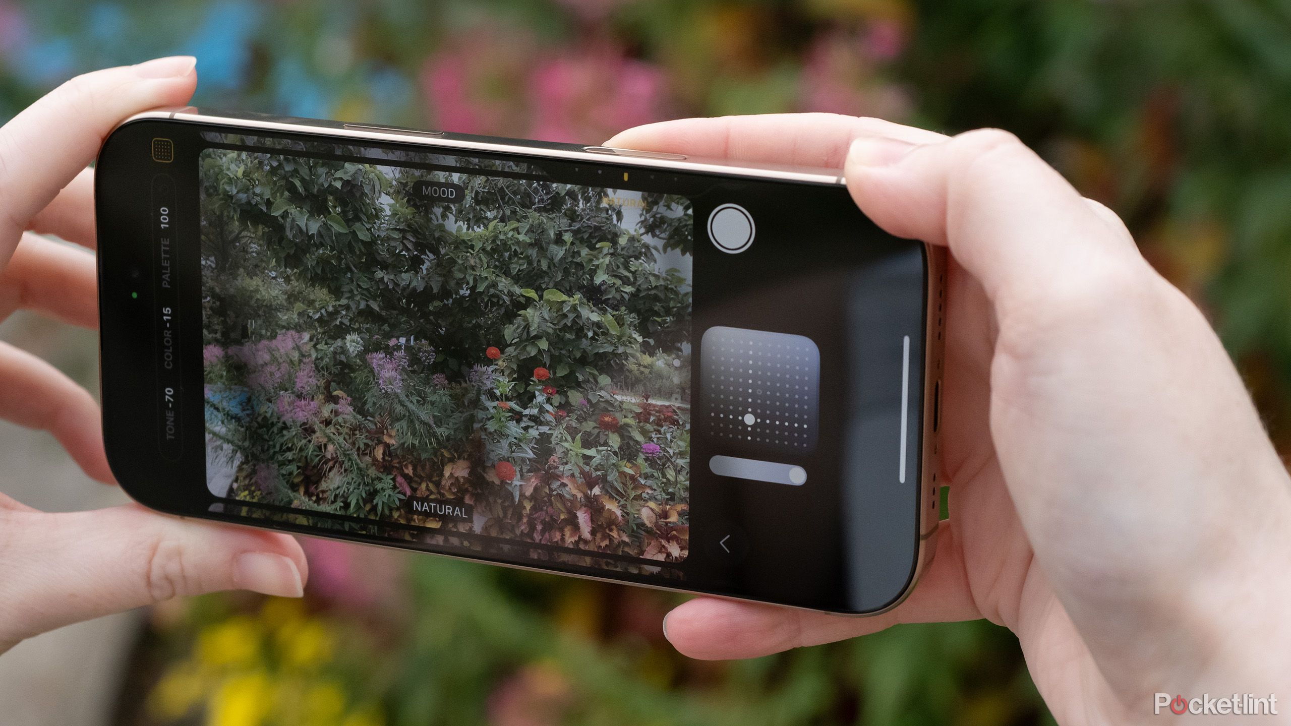 The iPhoen 16 Pro's camera app 