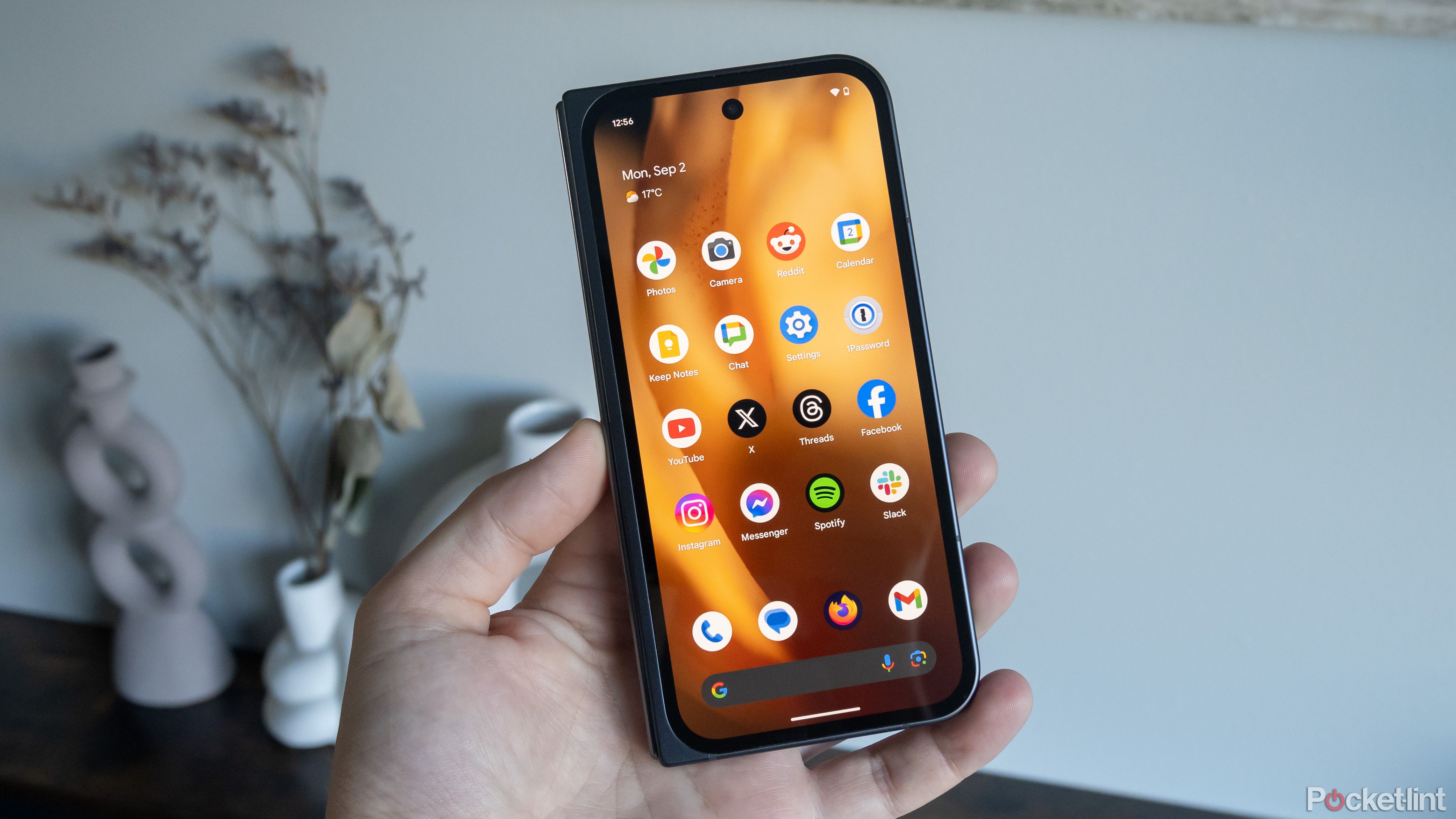 Holding the Pixel 9 Pro Fold