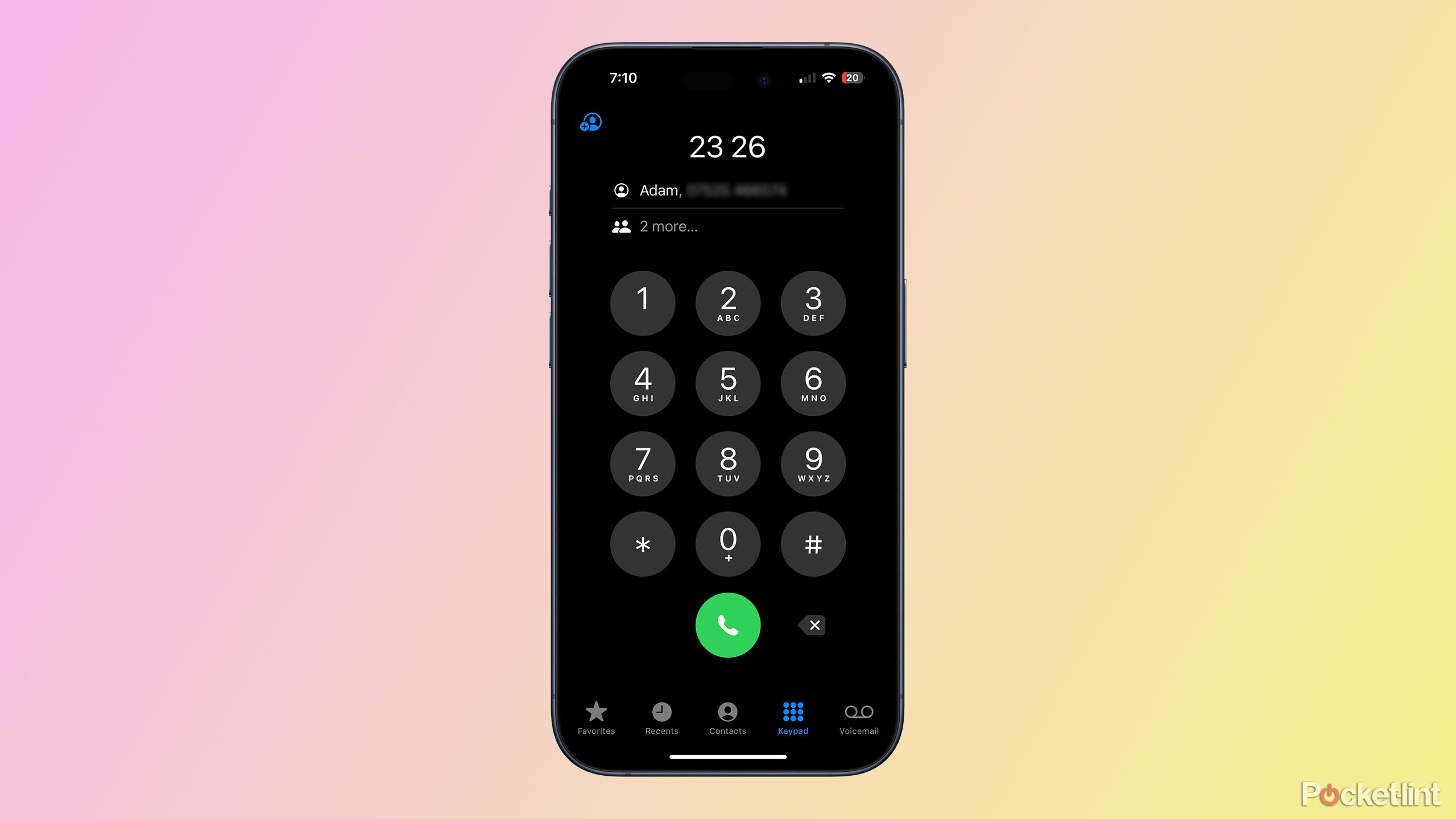 T9 dialing in iOS 18