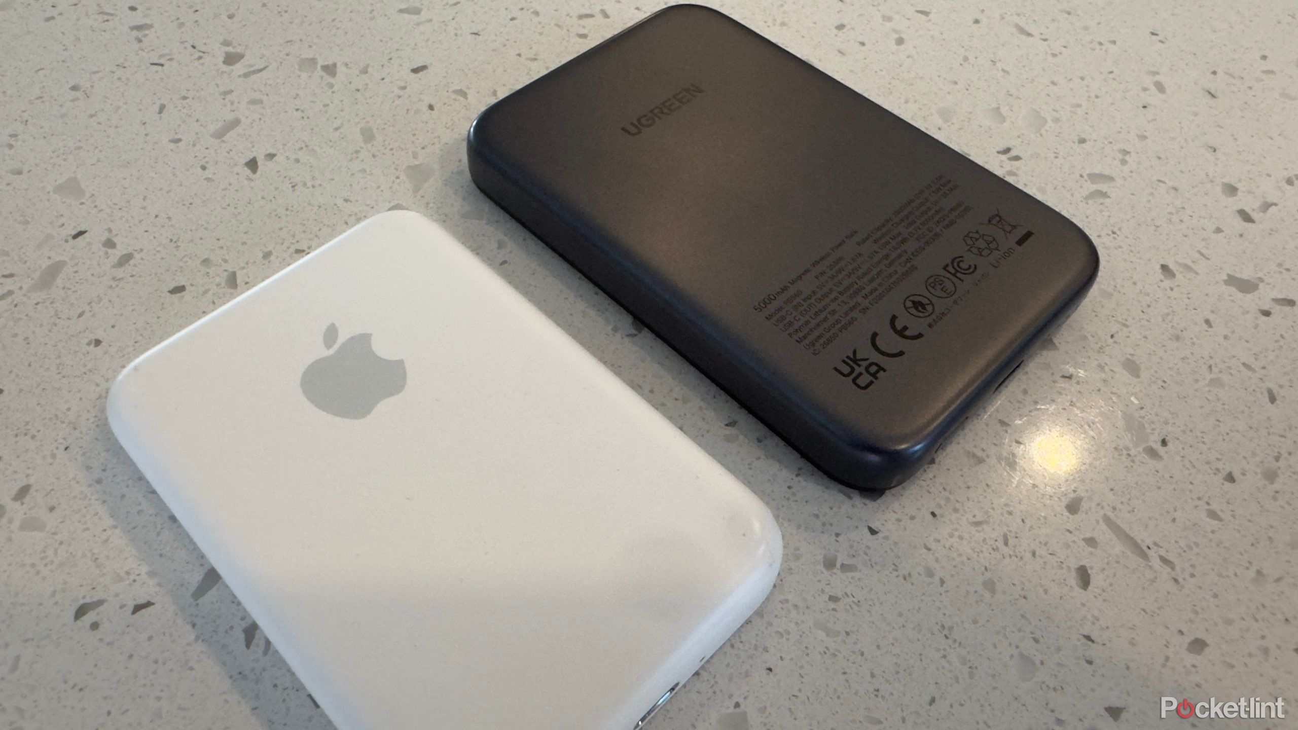 Apple MagSafe Battery Pack (Left) and UGREEN Magnetic Power Bank (Right)