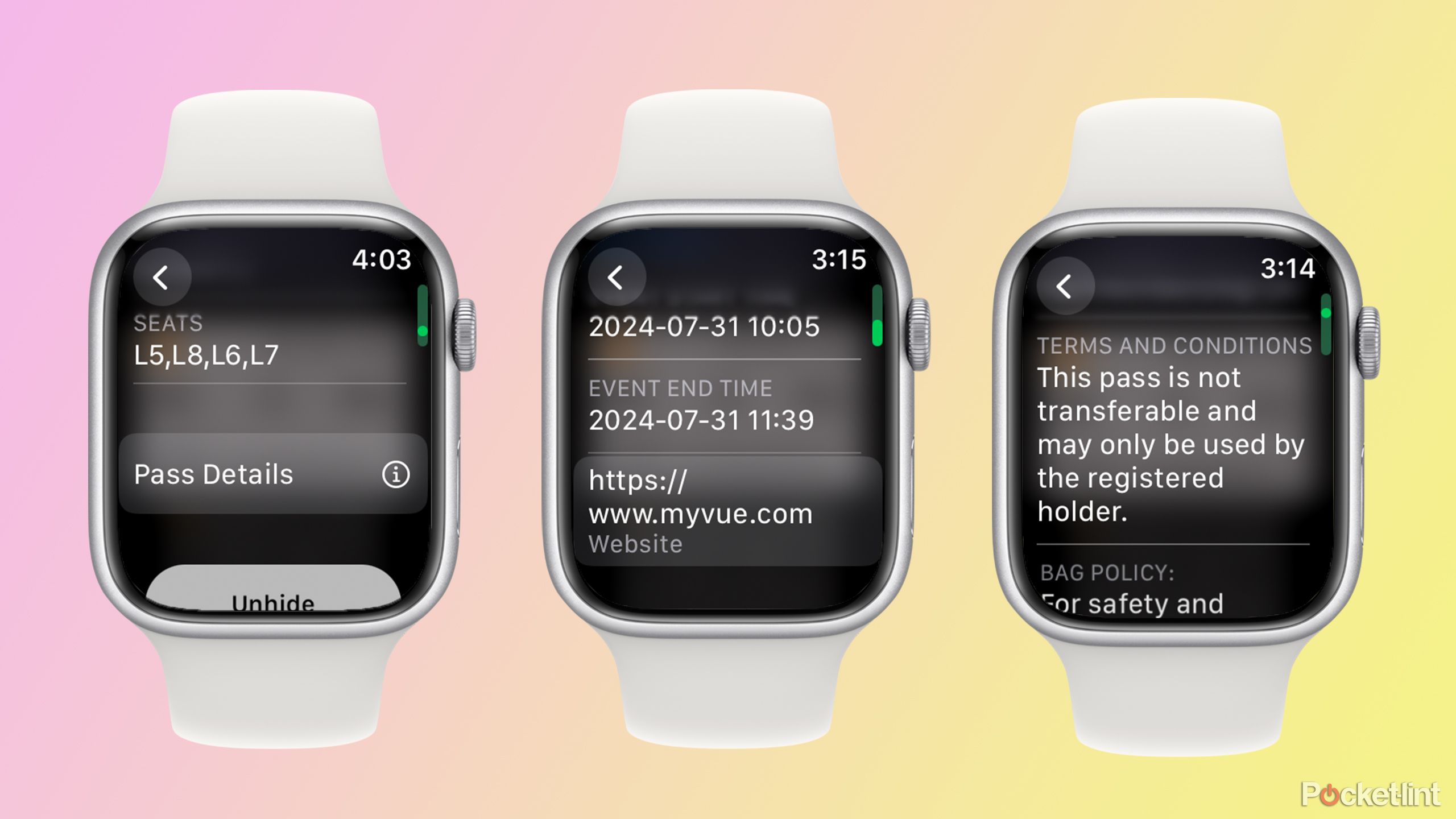 watchOS 11 additional information in Wallet app