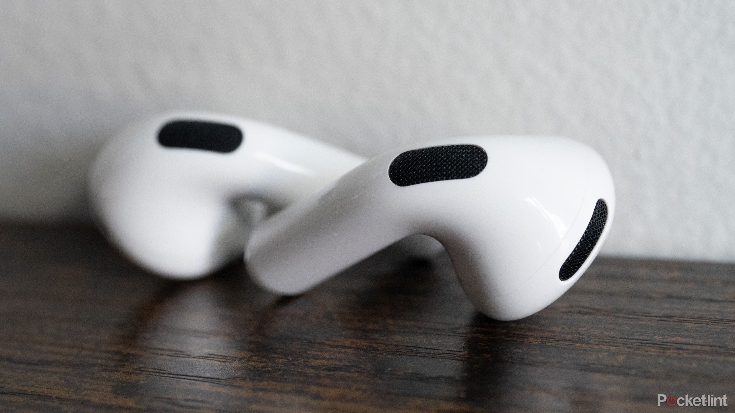 Zoomed in on the AirPods 4 