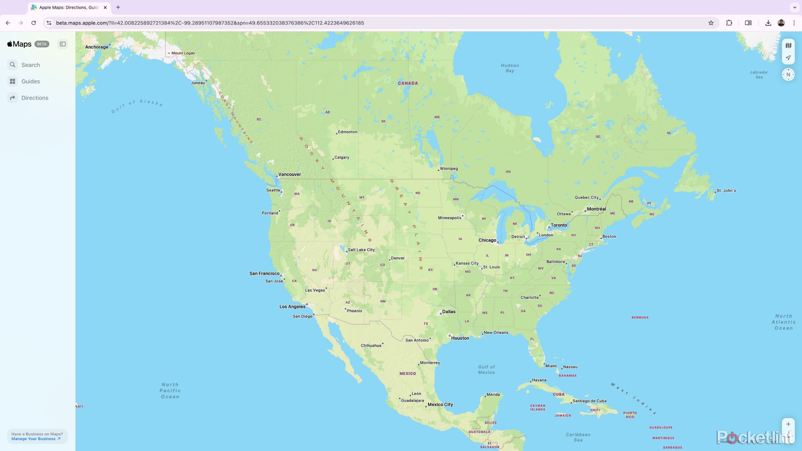 How to access Apple Maps using your web browser
