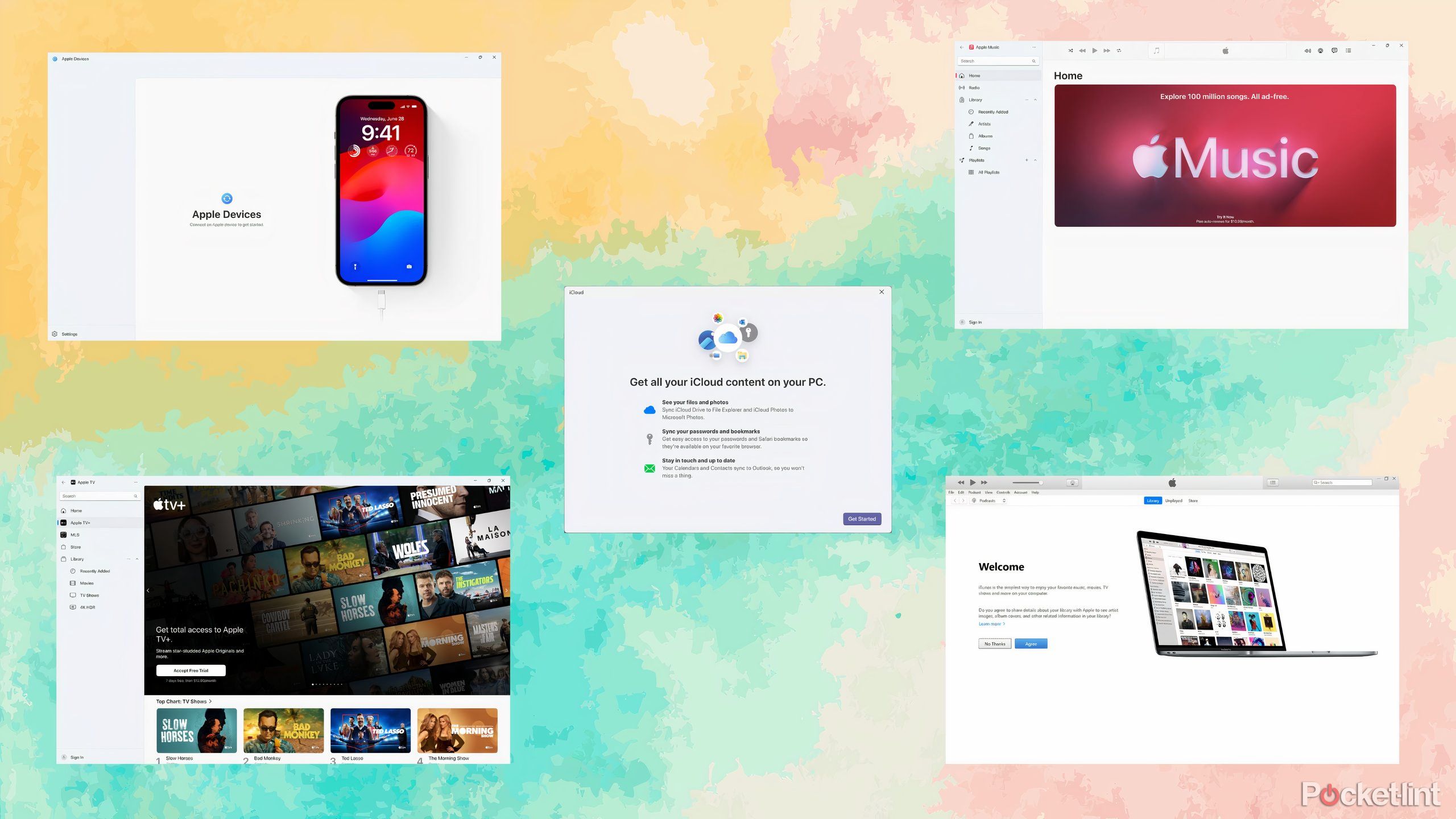 Apple-published apps on the Microsoft Store screenshot