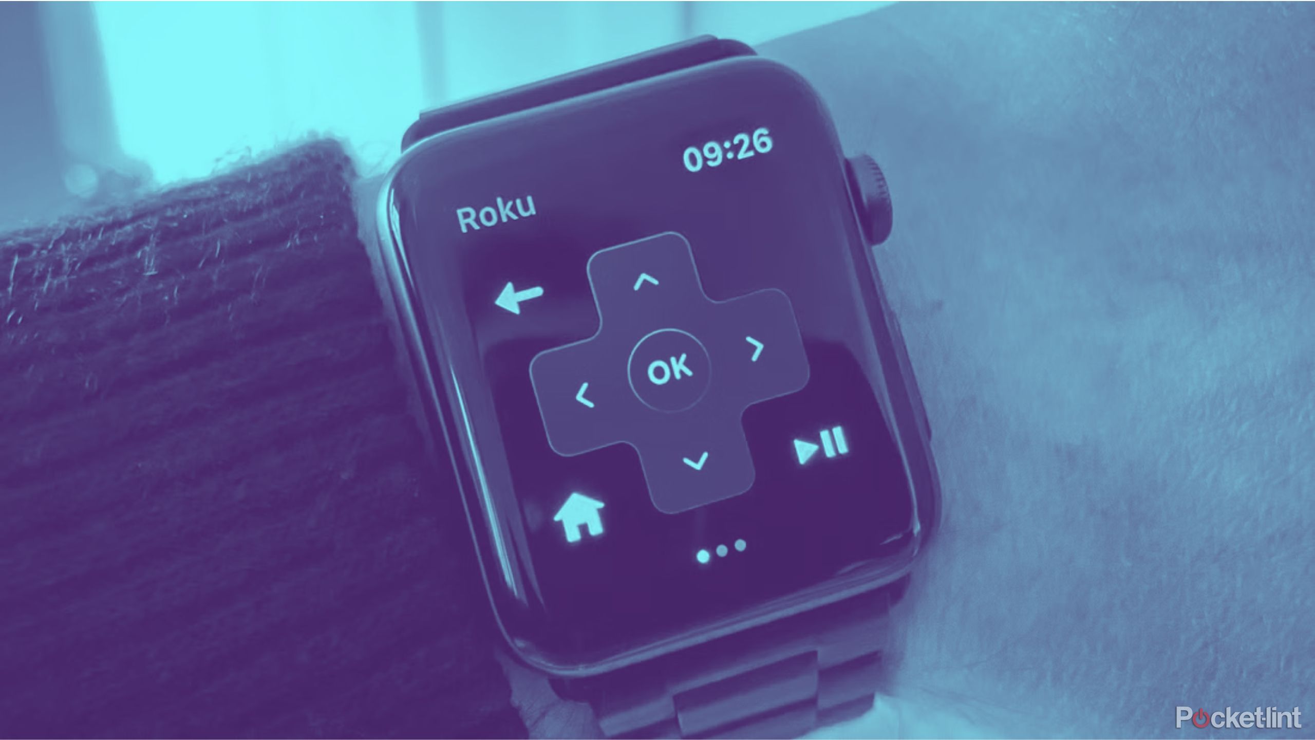 How do I use my Apple Watch to control my Roku?