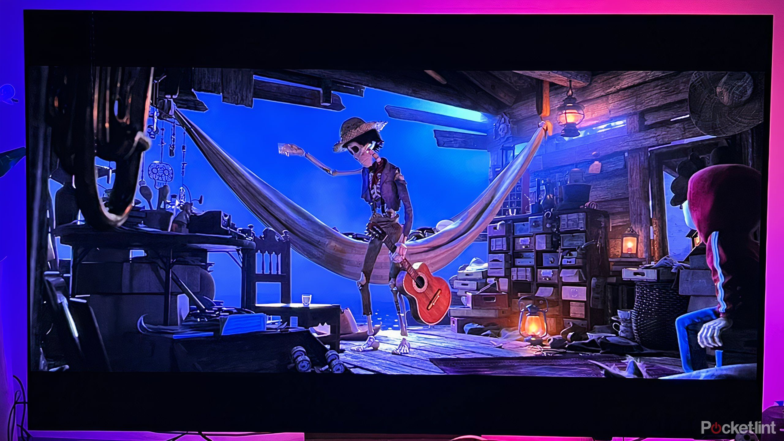 Screenshot of movie Coco on OLED TV