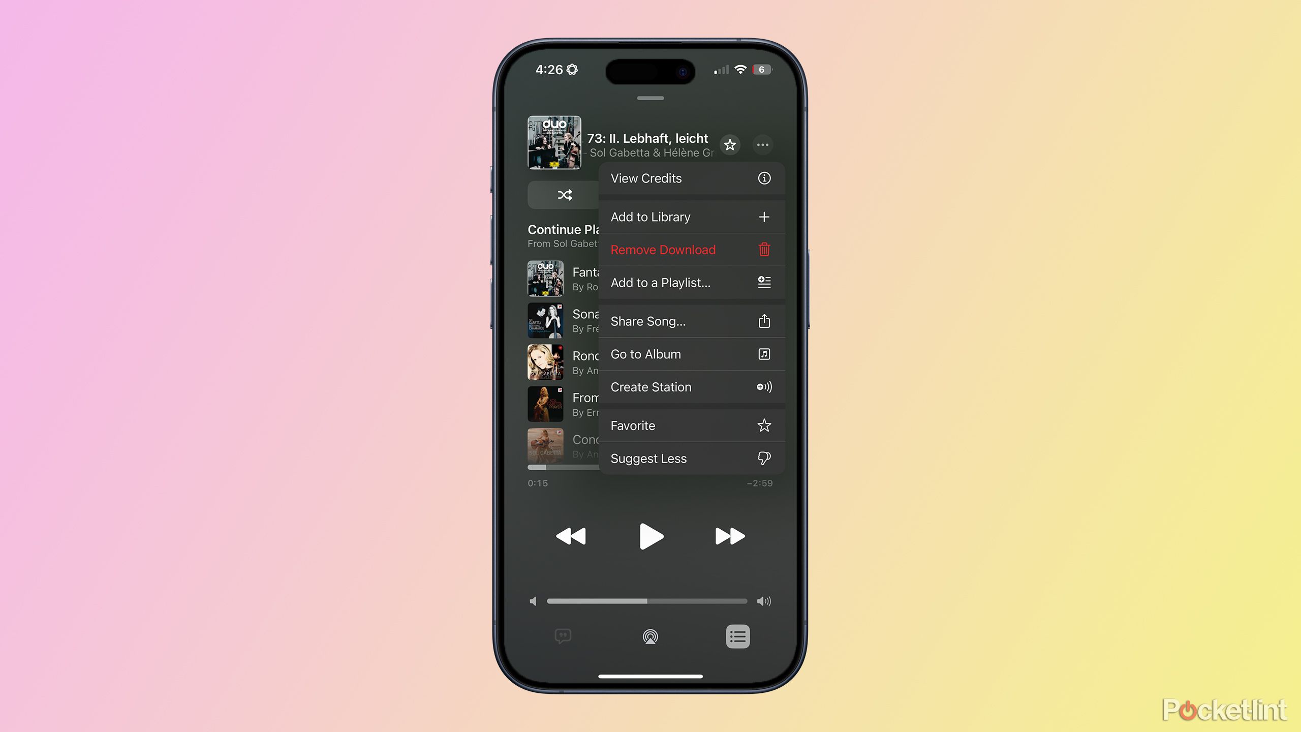 Chia sẻ bài hát từ Apple Music trên iPhone